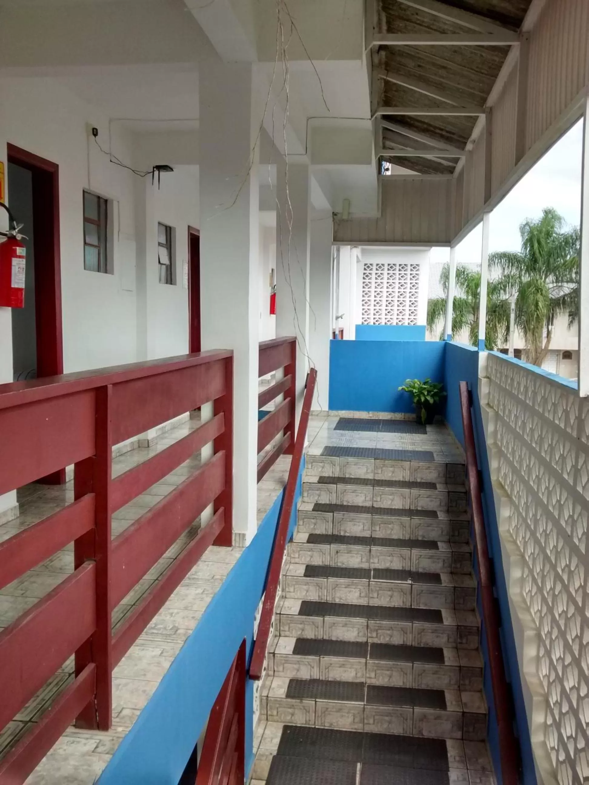 Property building, Balcony/Terrace in Pousada Canoas