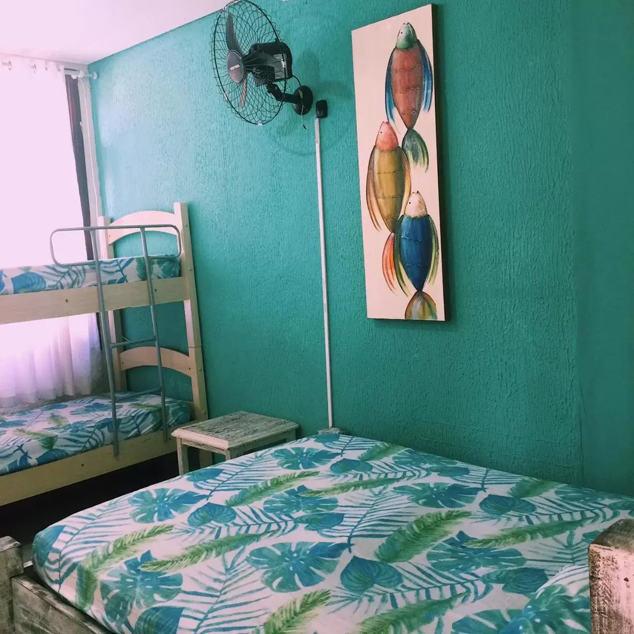 Deluxe Quadruple Room in Hostel e Pousada Bahia Beach Deluxe Quadruple Room in Hostel e Pousada Bahia Beach