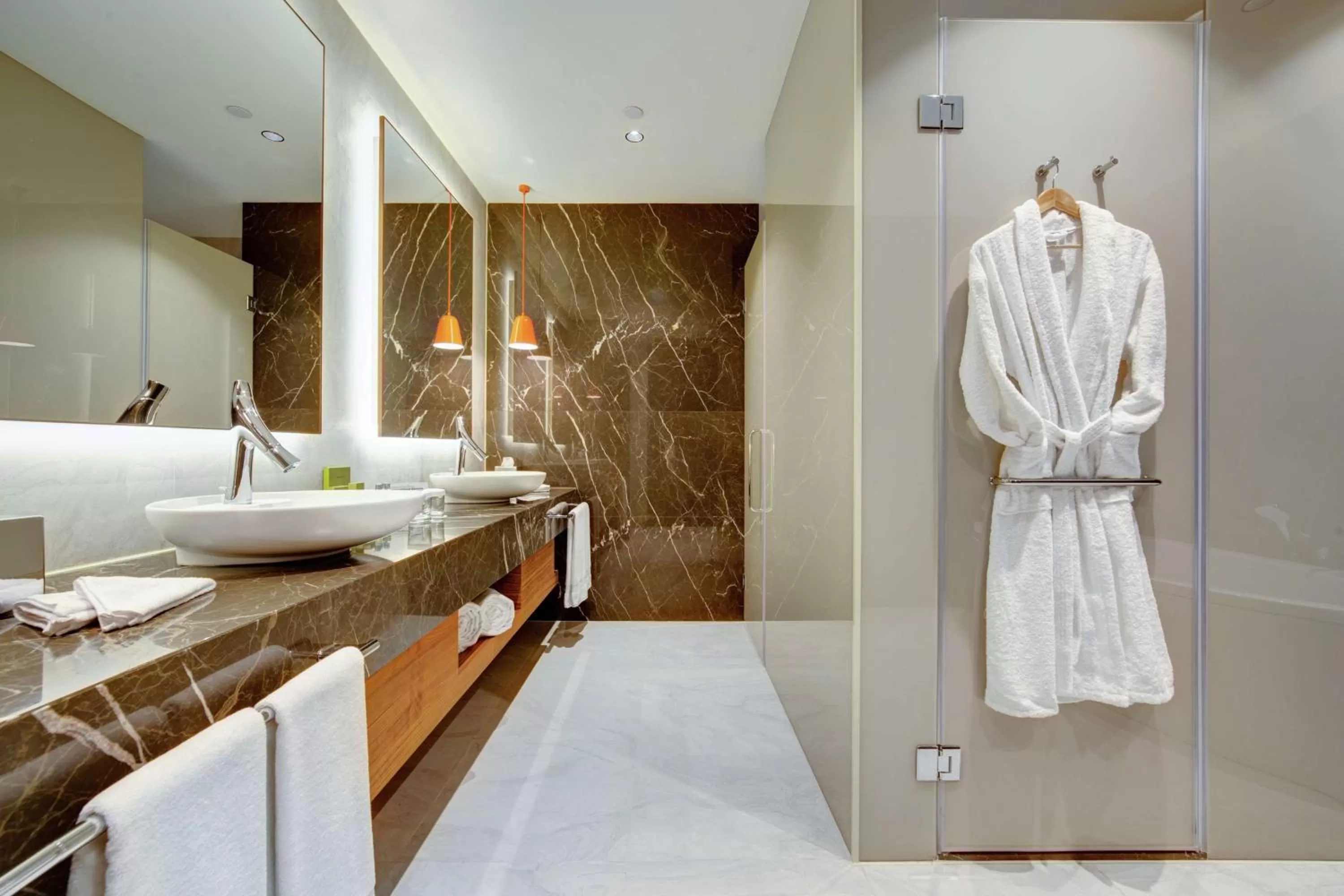 Bathroom, Bed in DoubleTree by Hilton Adana