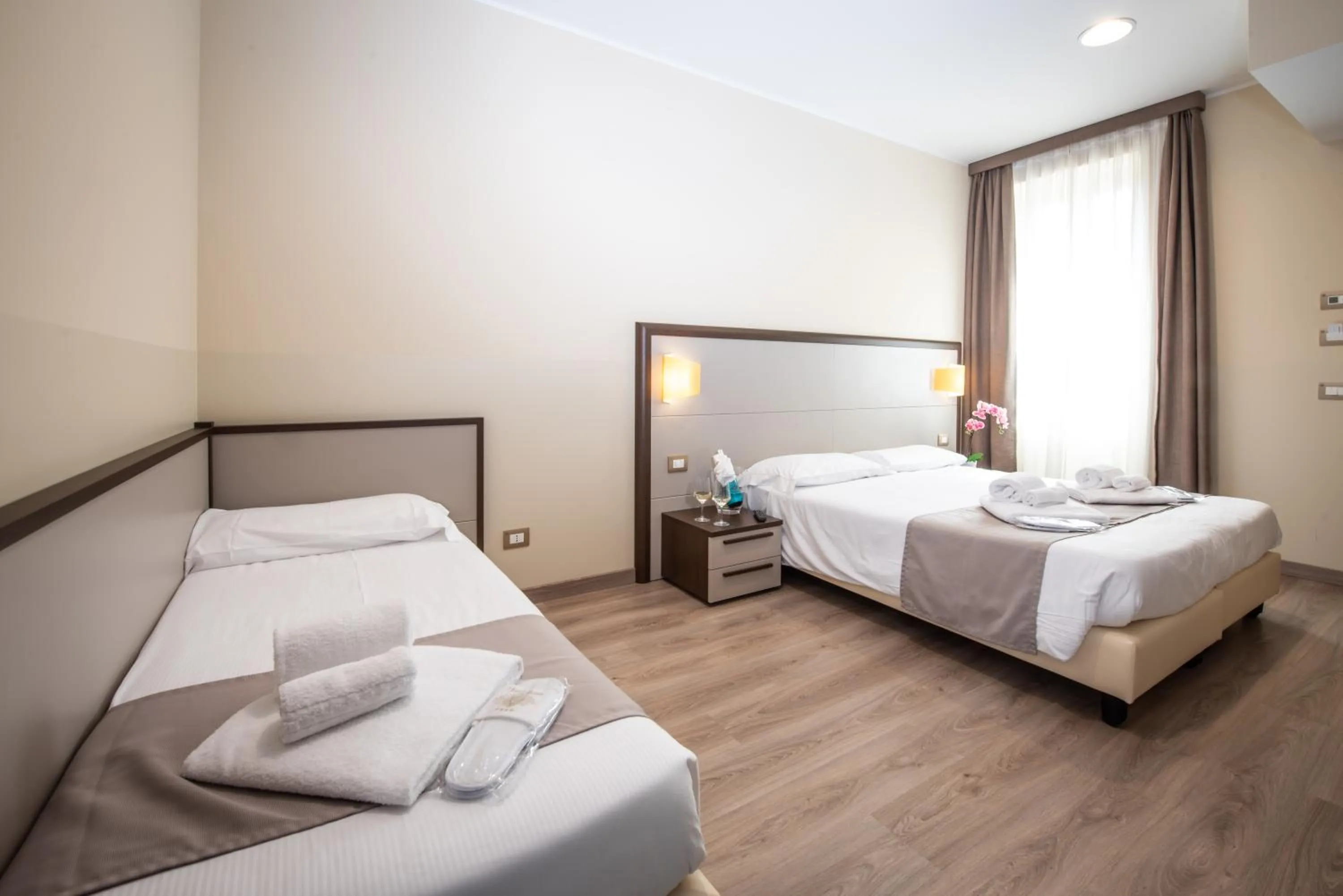 Bedroom, Bed in Hotel Rosa