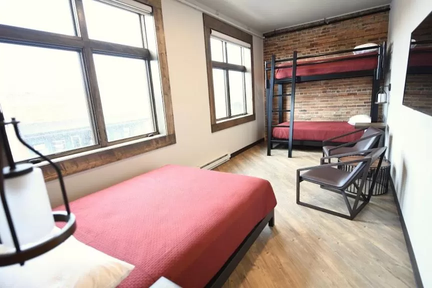 Bed in Crosby Lofts