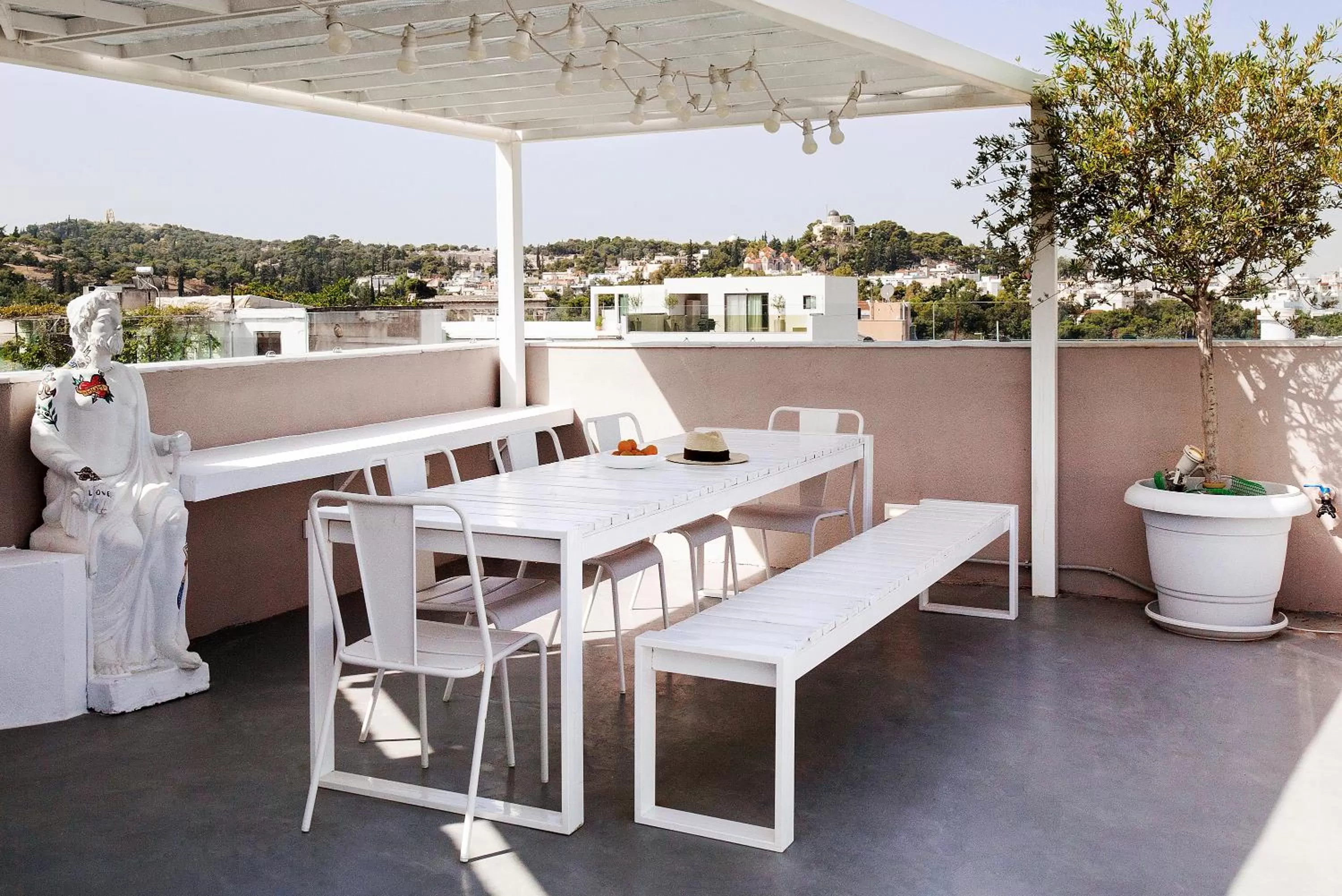Balcony/Terrace in Downtown Athens Lofts - The Acropolis Observatory