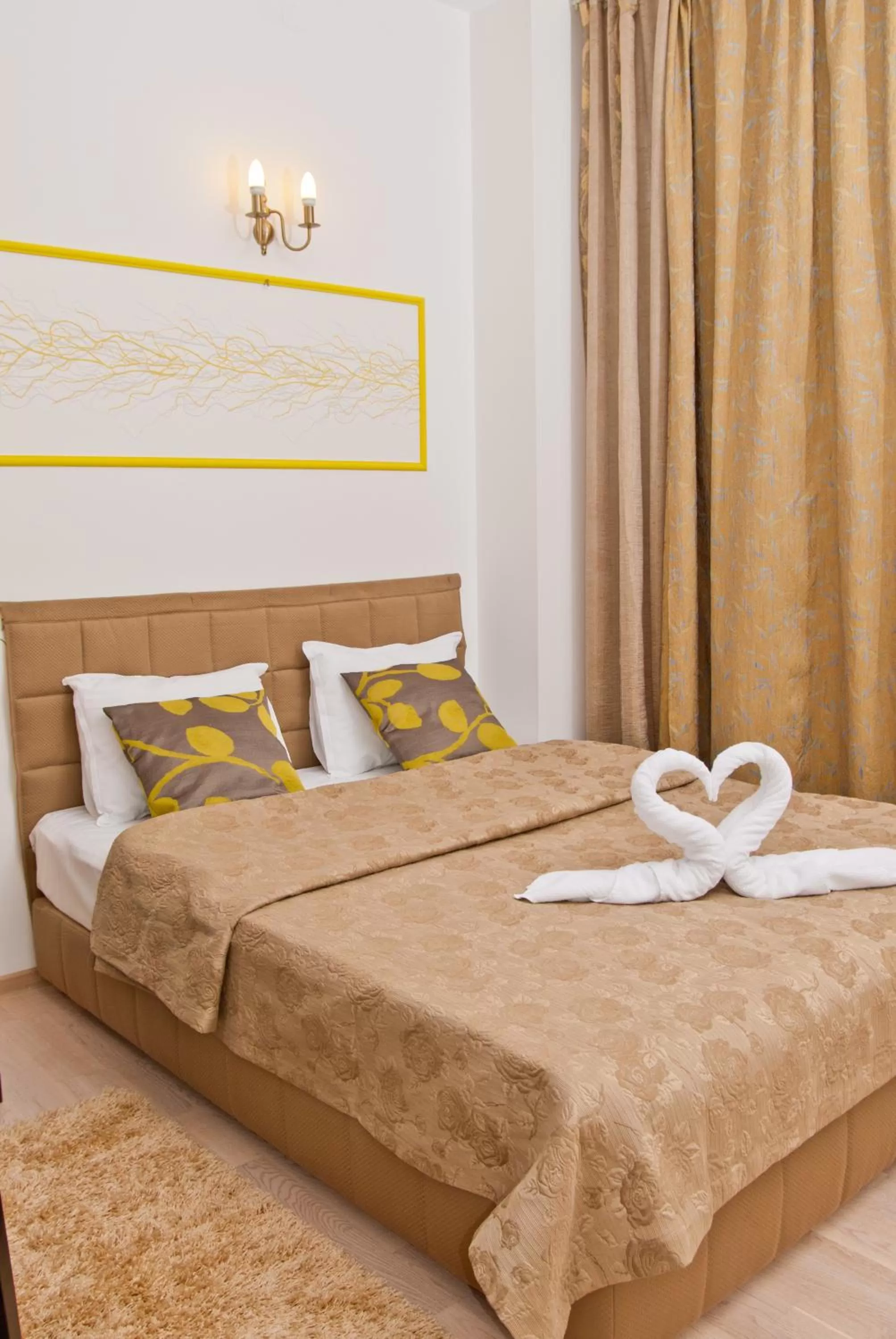 Bed in Hotel Belleville