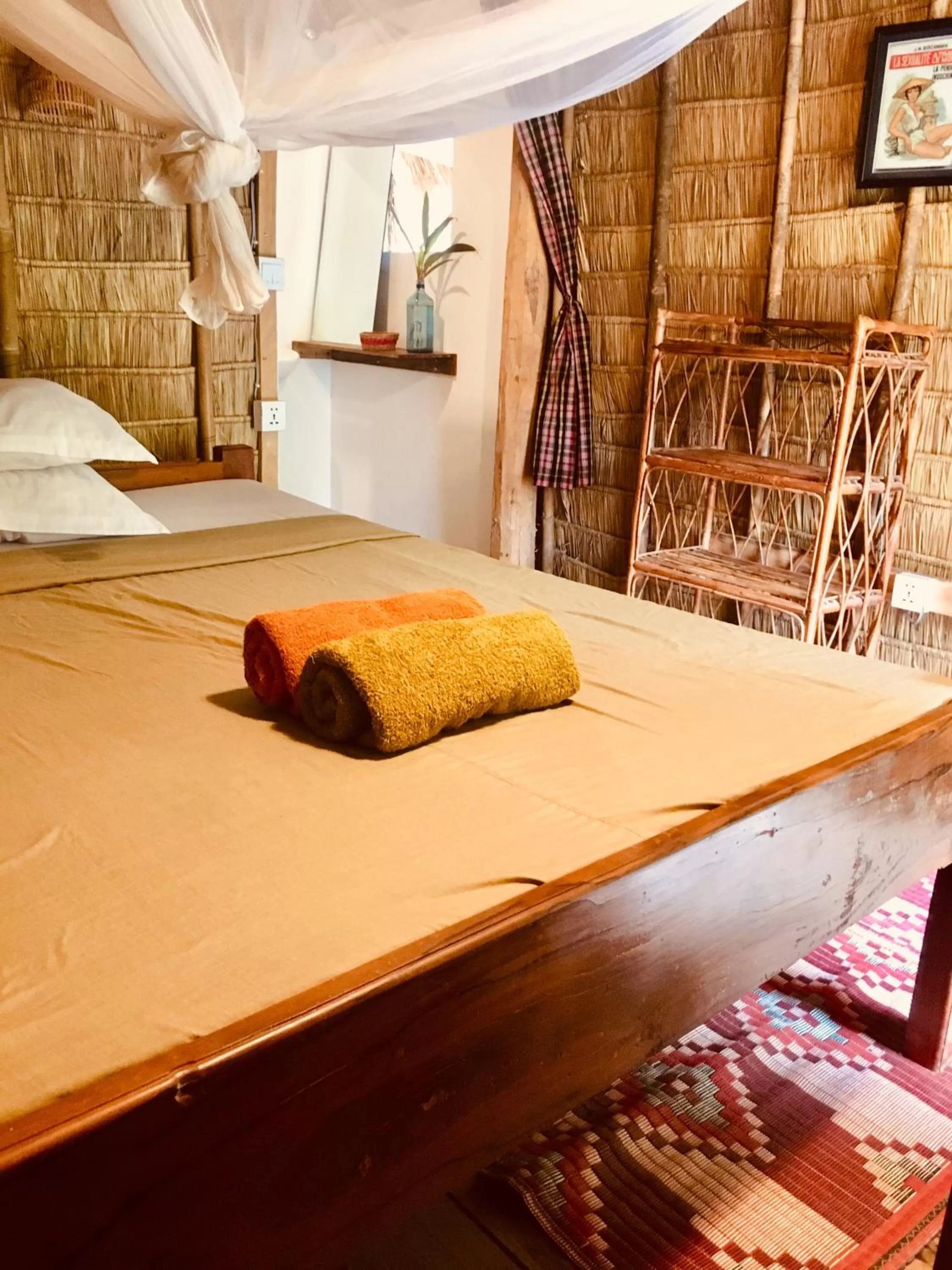 Bed in Kampot Cabana