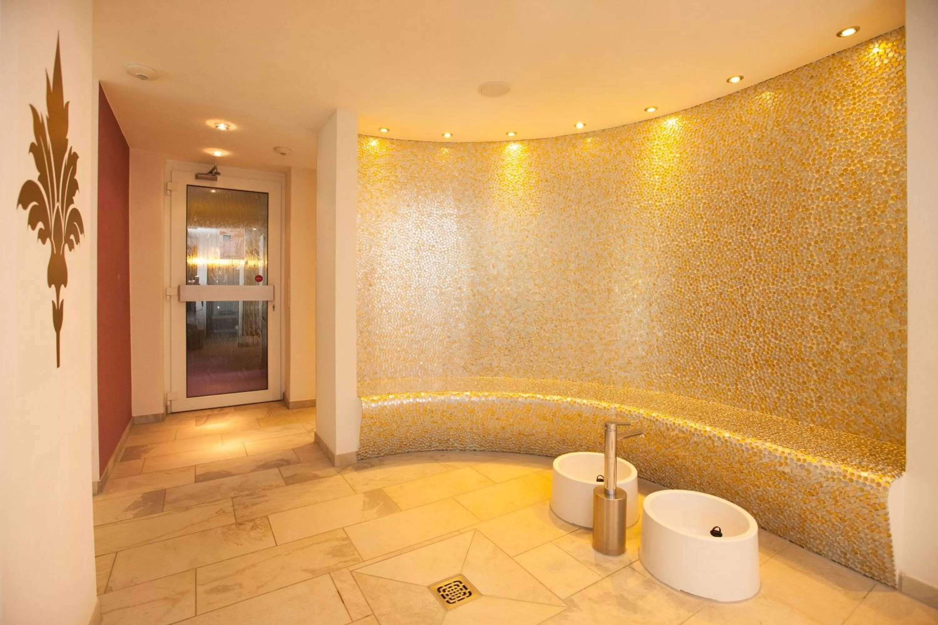 Spa and wellness centre/facilities, Bathroom in Ferienhotel Haus Becker