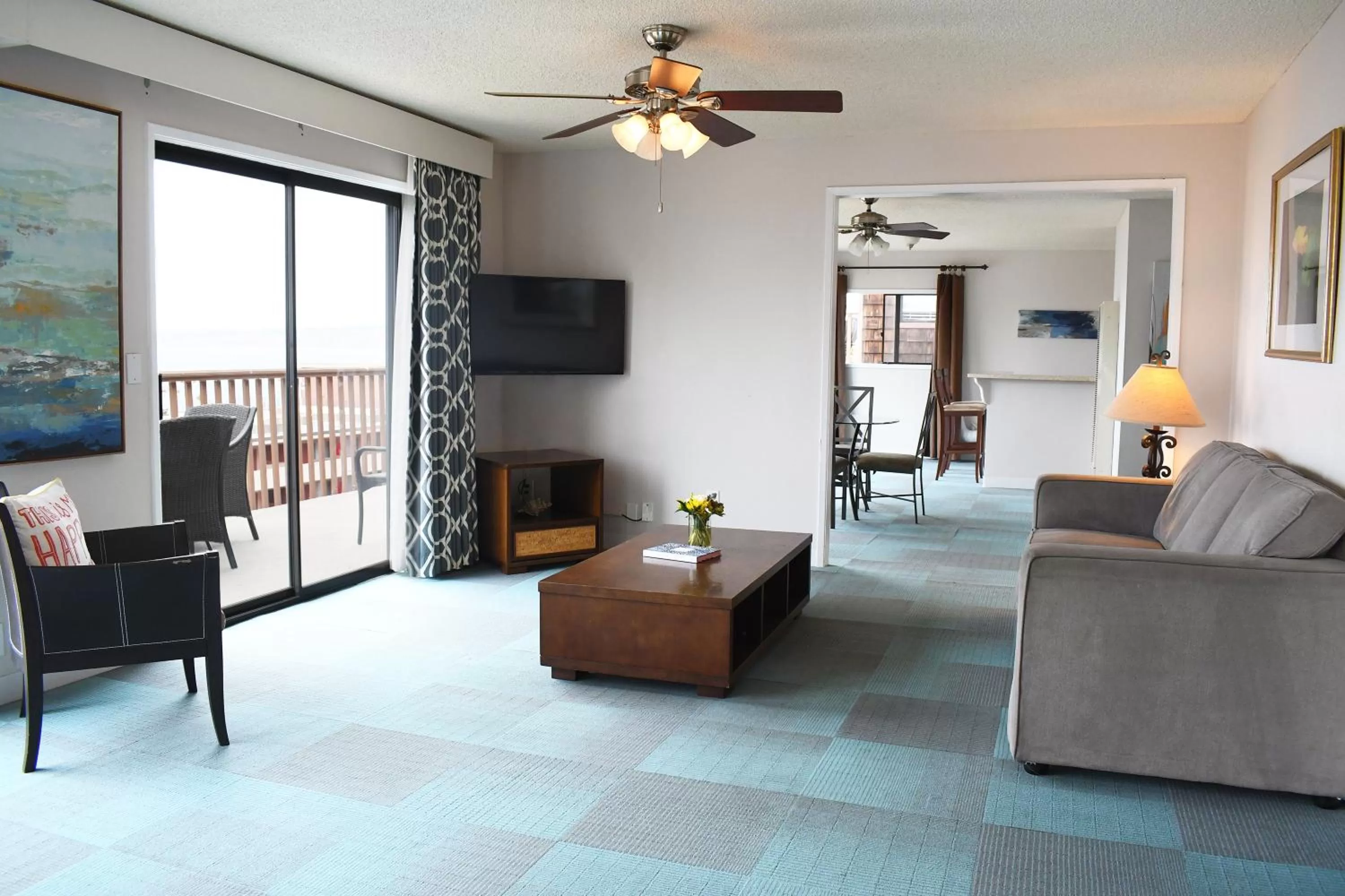 Oceanview Terrace Two-Bedroom Suite with Two Bathrooms (Stairs Access Only) in La Jolla Cove Suites