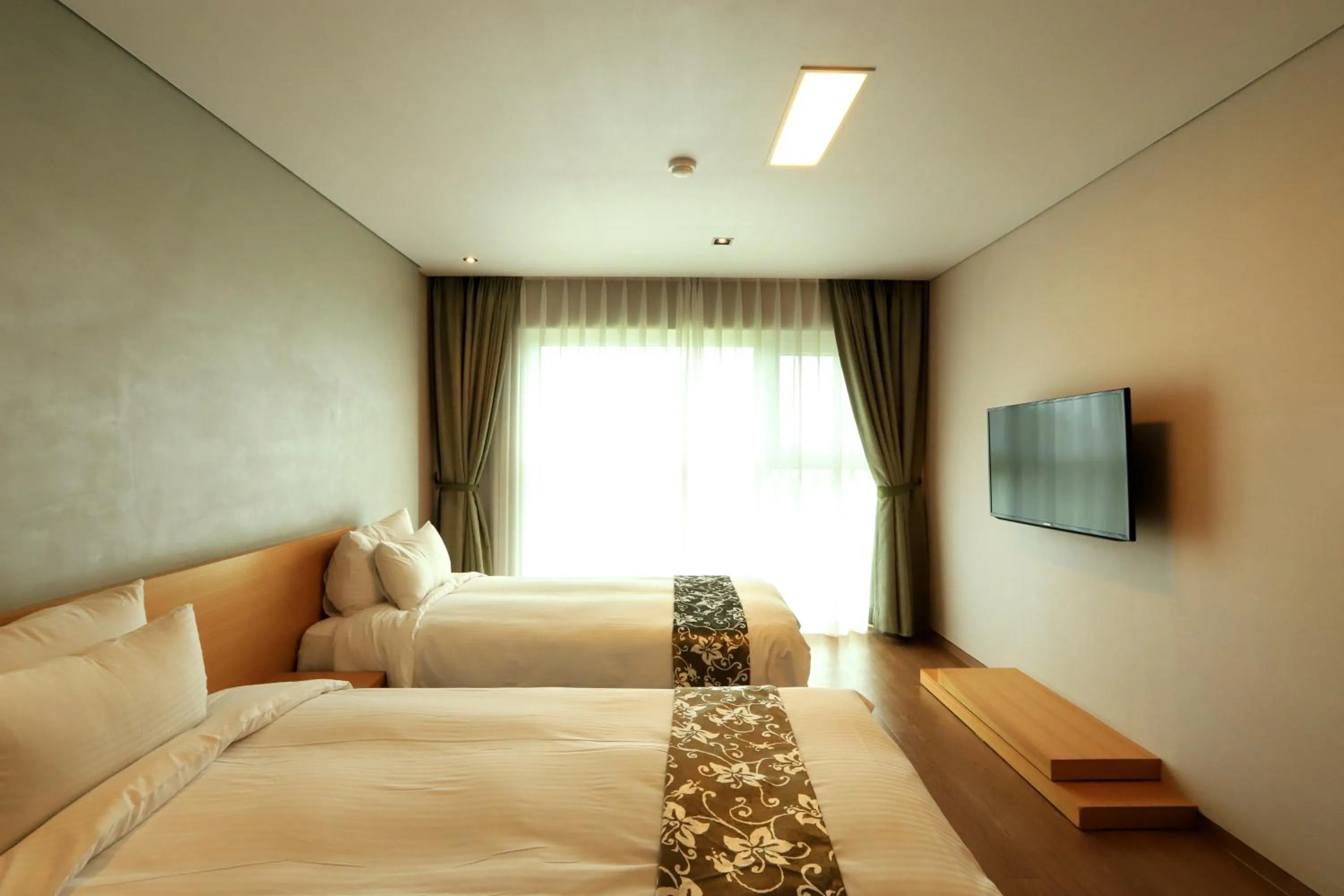 Bed in Y Resort Jeju
