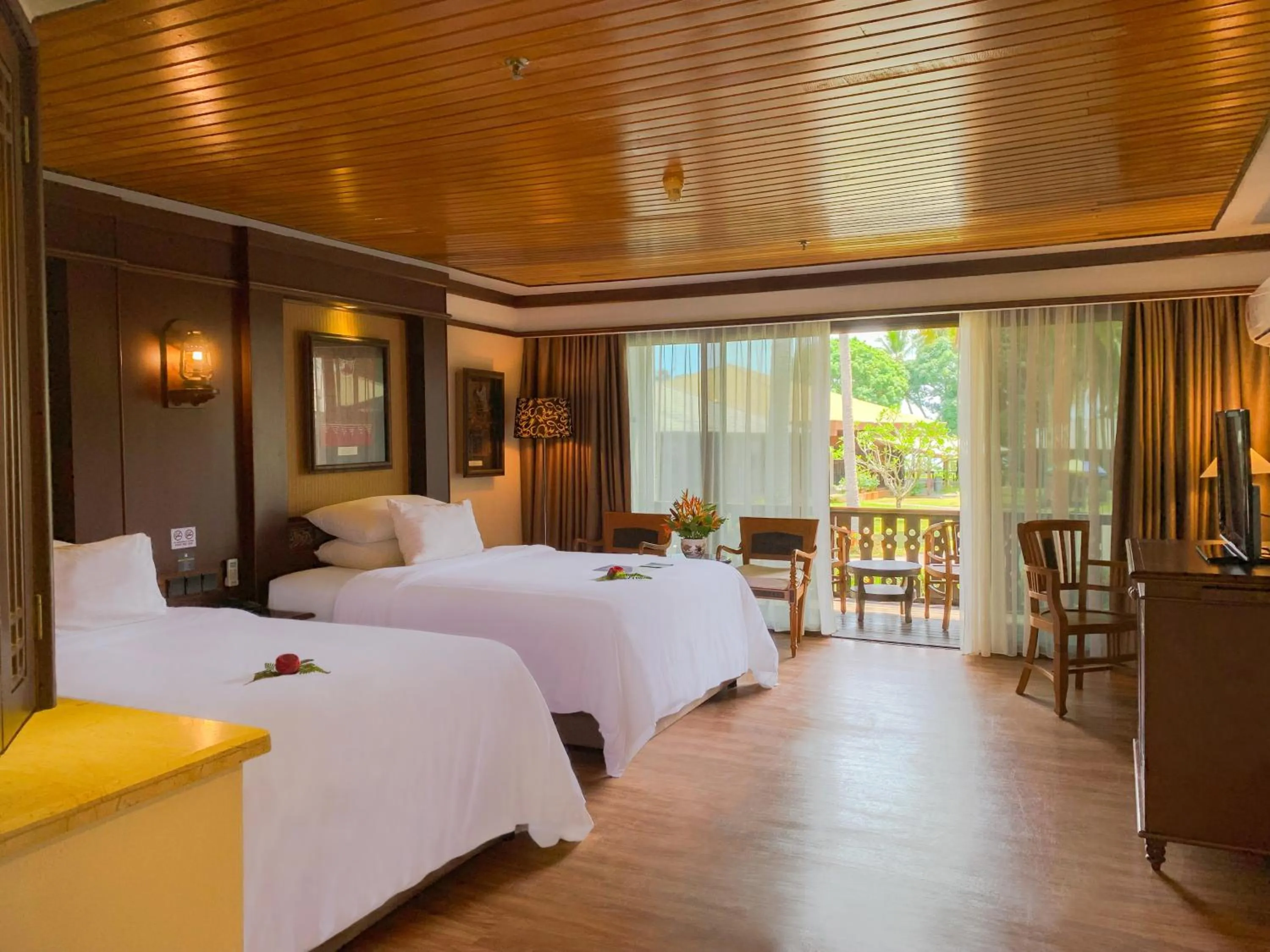Photo of the whole room, Bed in Damai Beach Resort