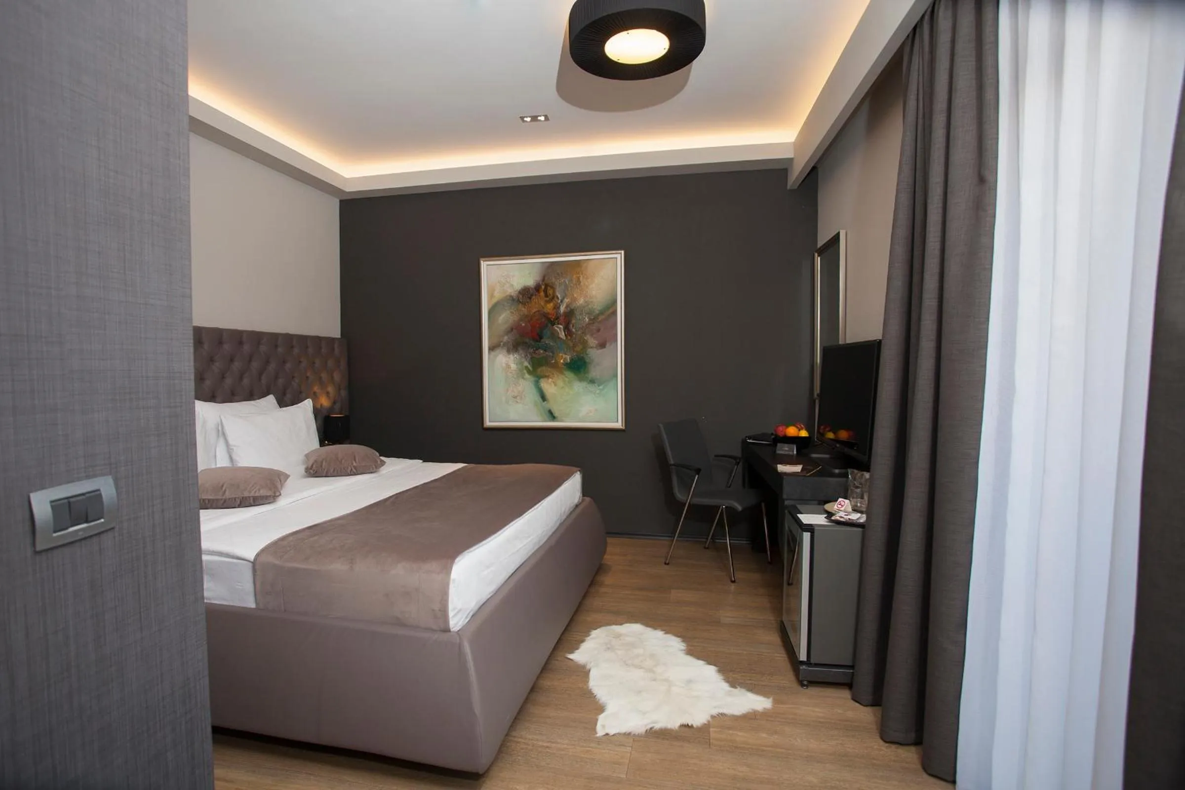 Bed in Solun Hotel & SPA