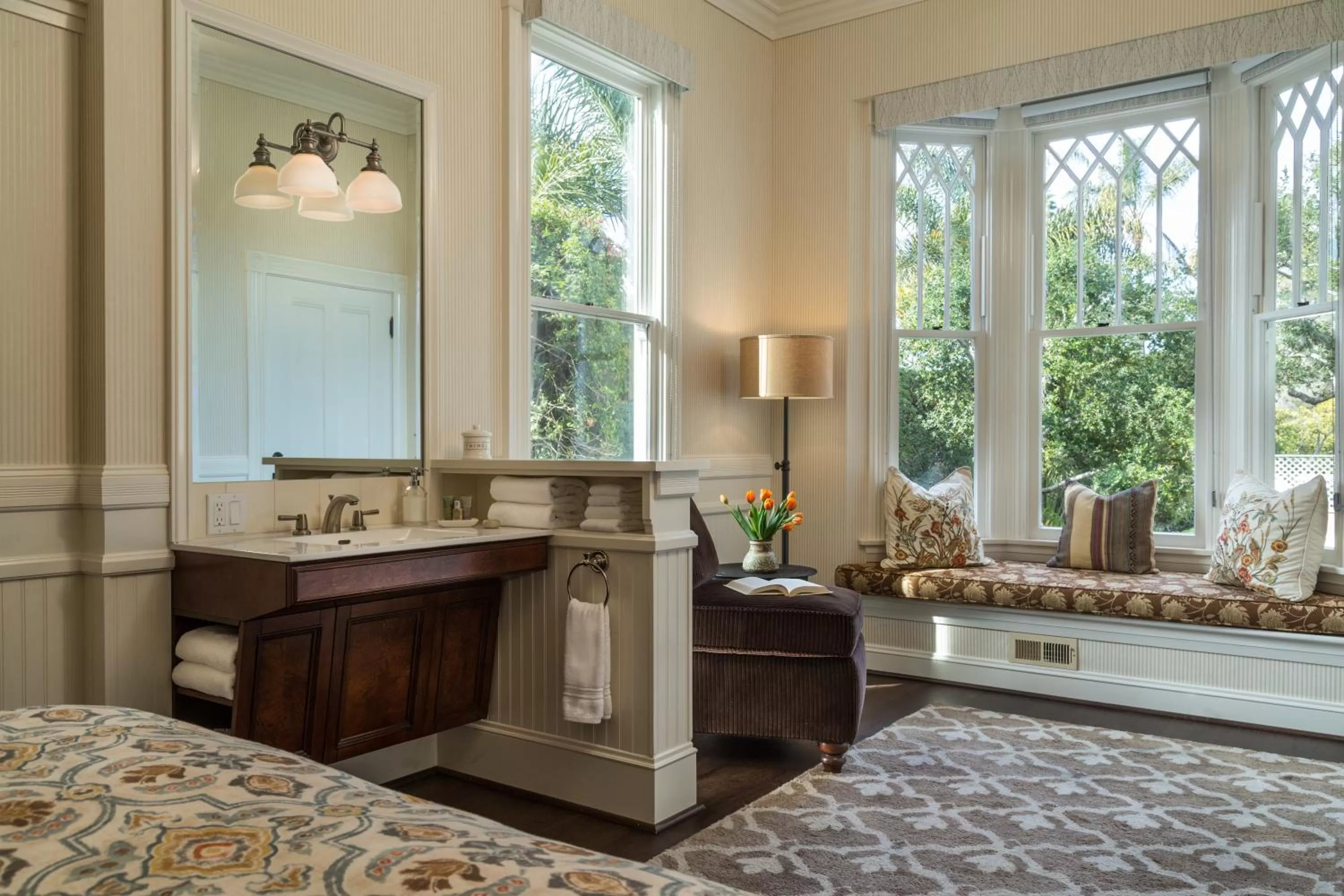 Garden view in Cheshire Cat Inn & Cottages