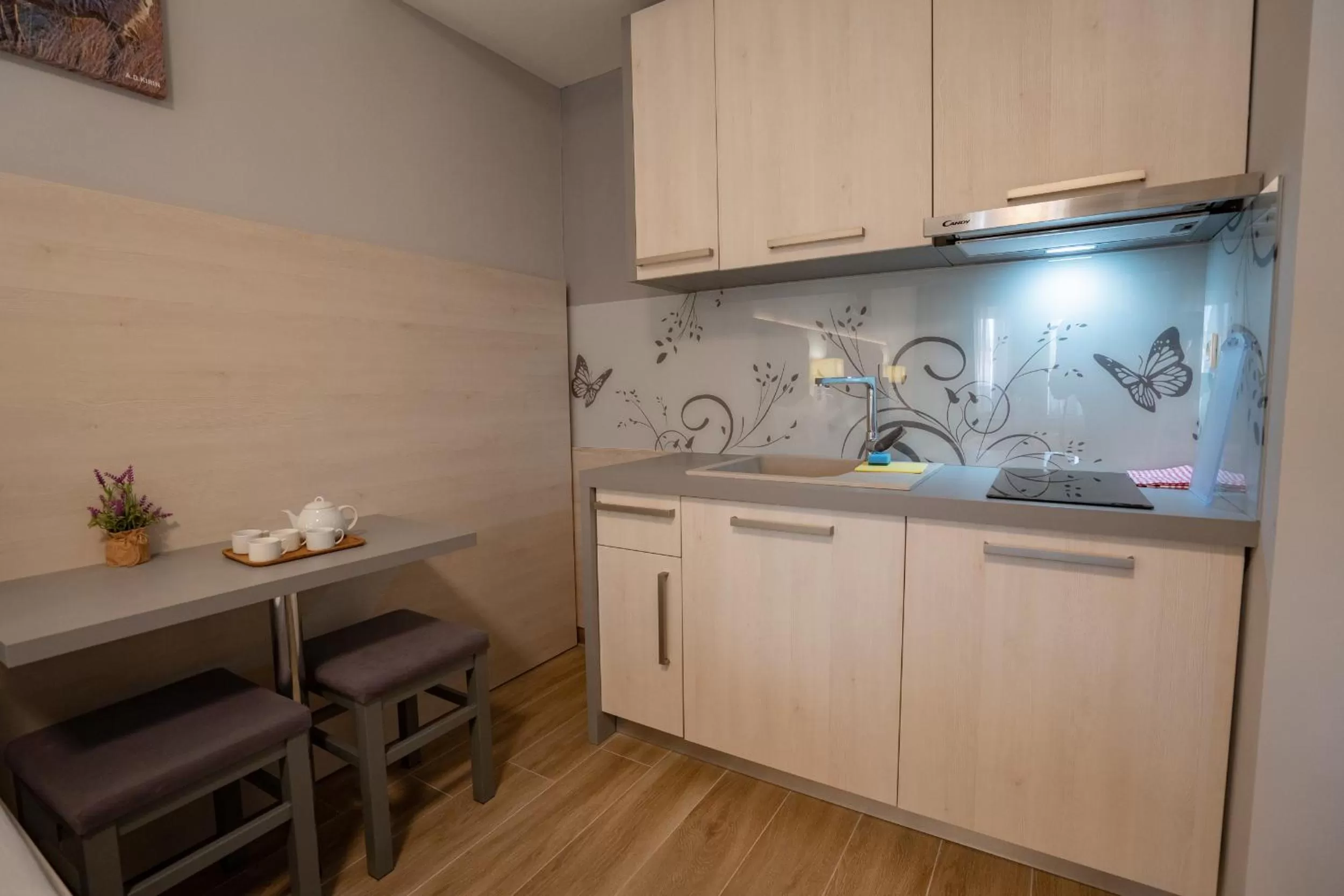 Kitchen or kitchenette in Bed&Breakfast Novalis