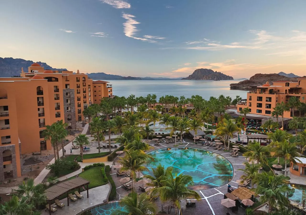 Bird's eye view in Villa del Palmar at the Islands of Loreto
