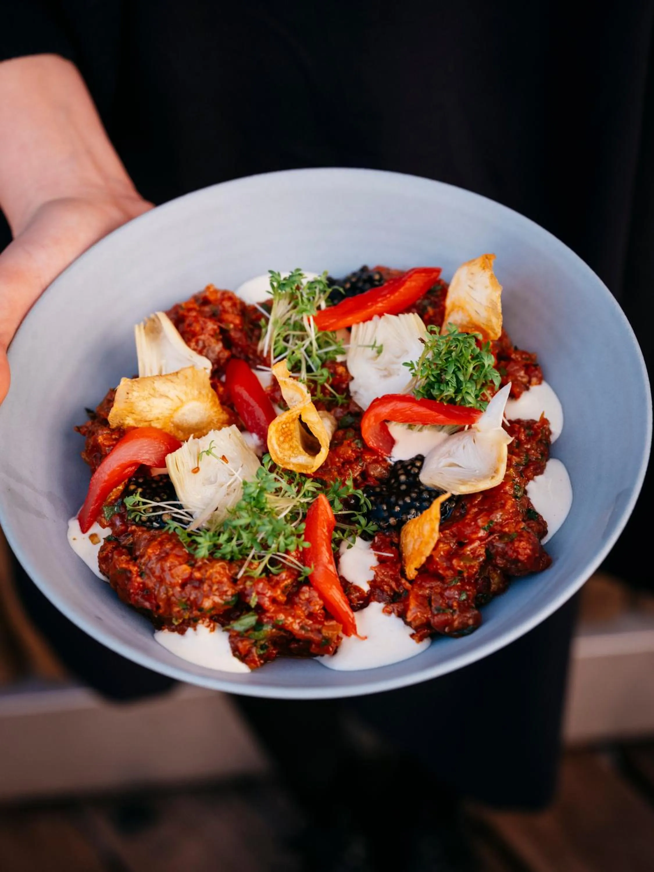 Restaurant/places to eat in artHotel Blaue Gans