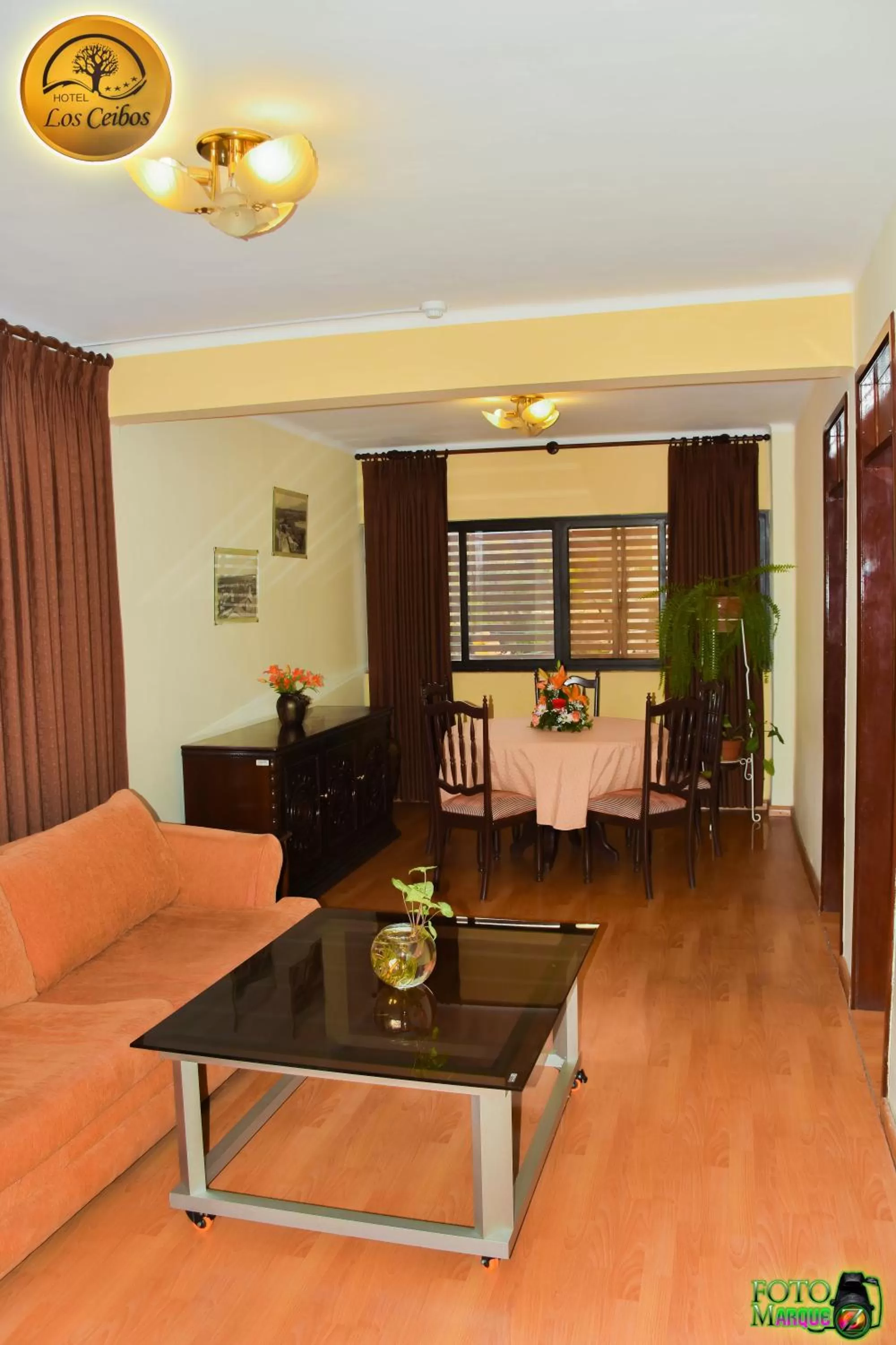 Living room in Hotel Los Ceibos