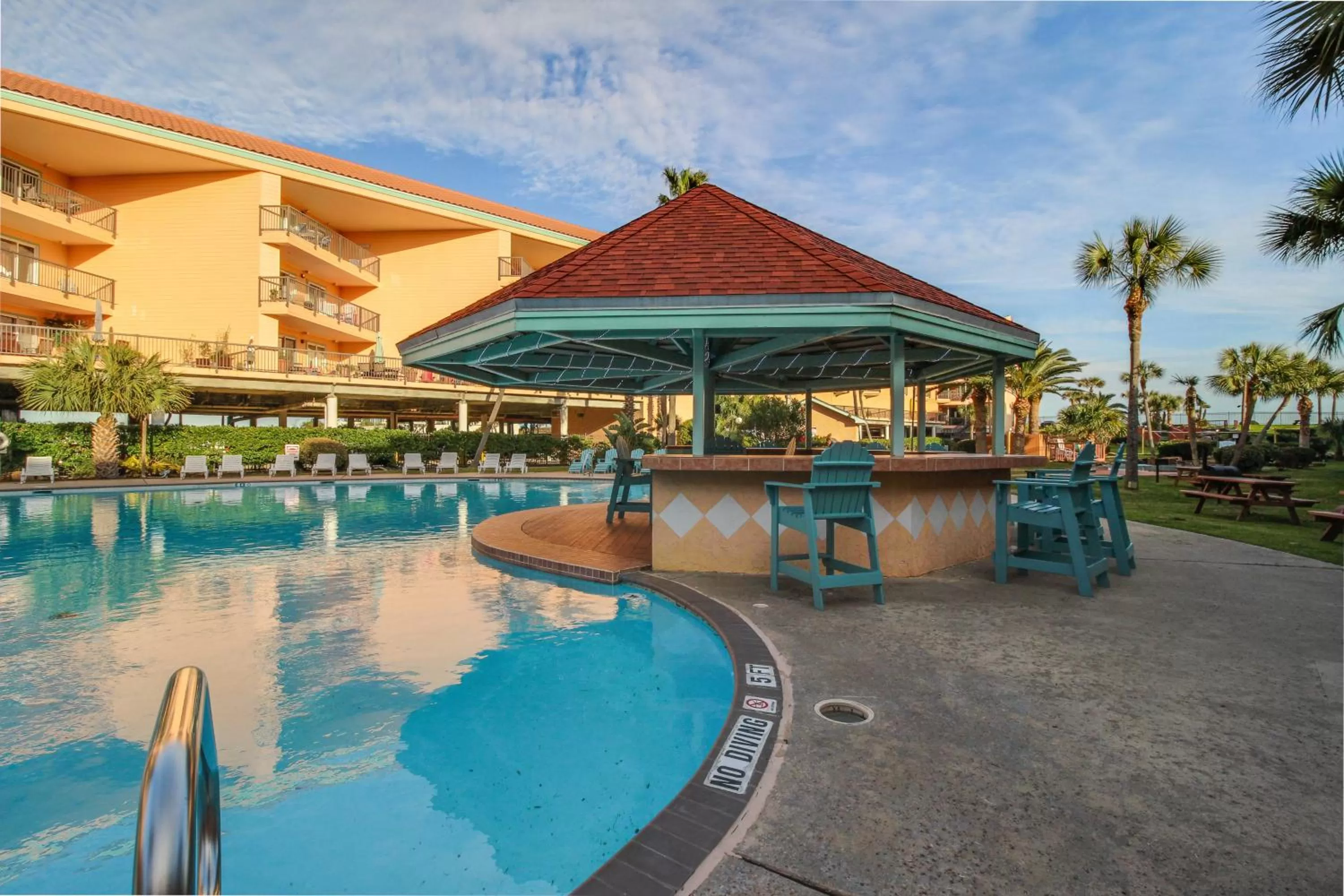 Swimming Pool in Cove by the Seawall