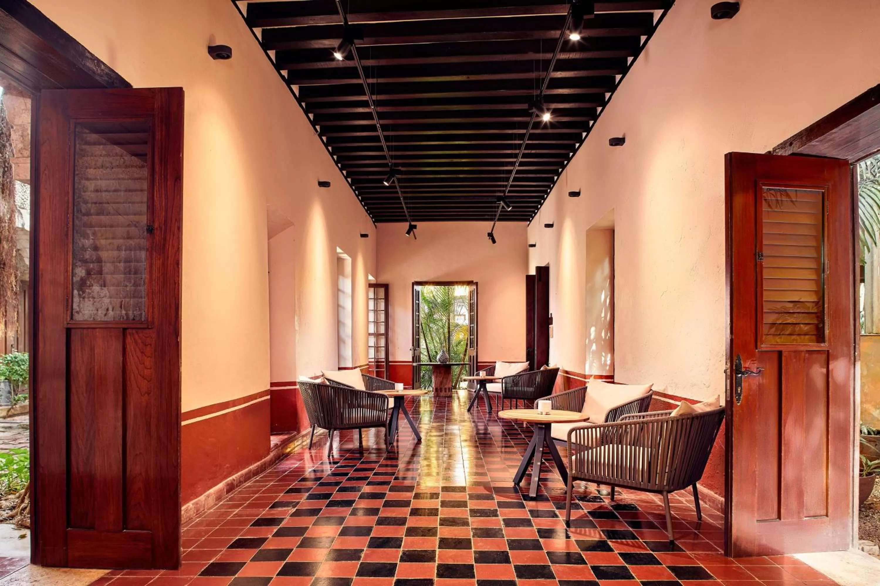 Seating area in Hacienda Campeche