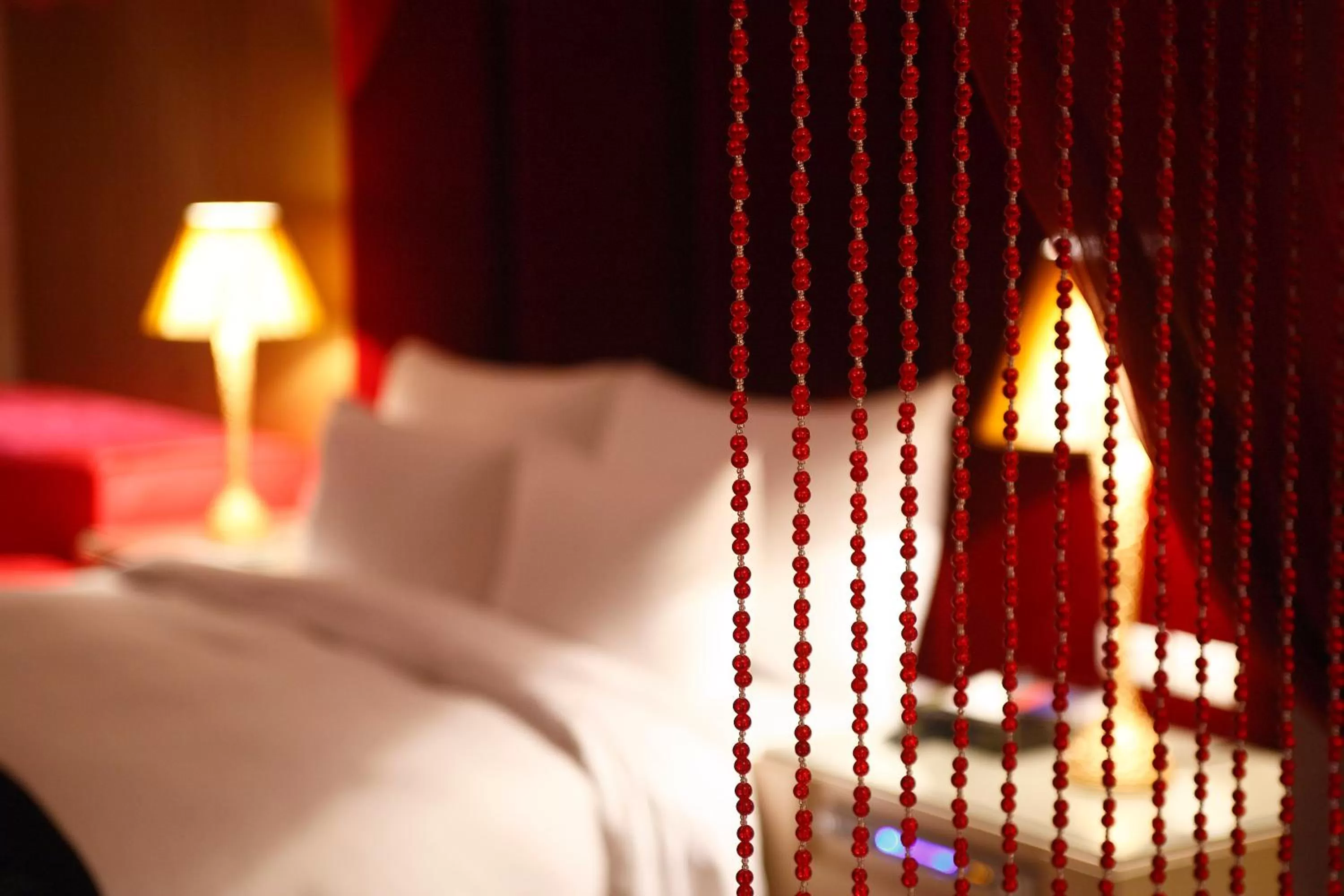 Bedroom in Dryad Motel