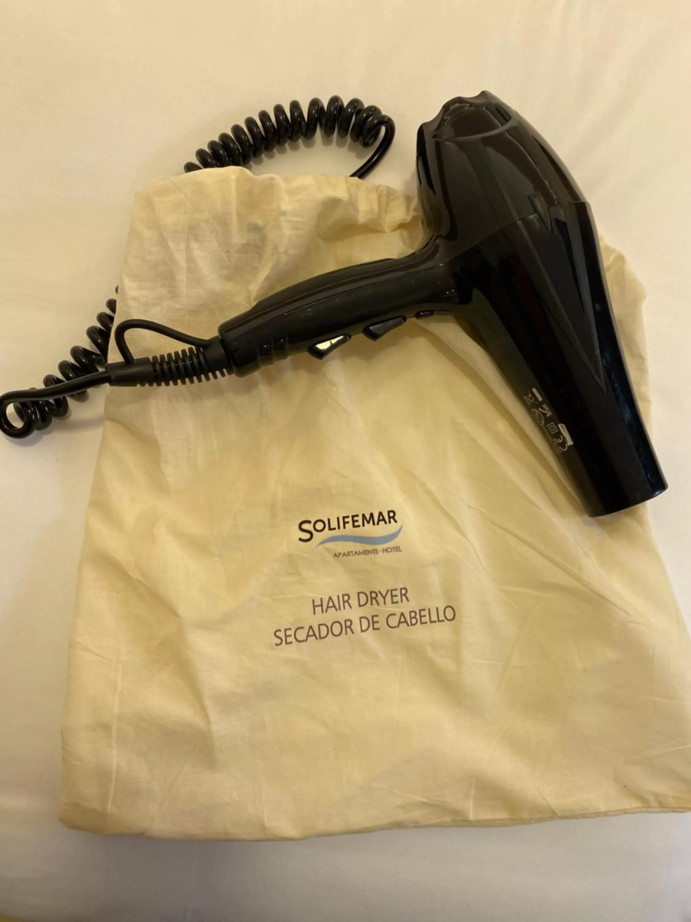 hair dryier in Aparthotel Solifemar