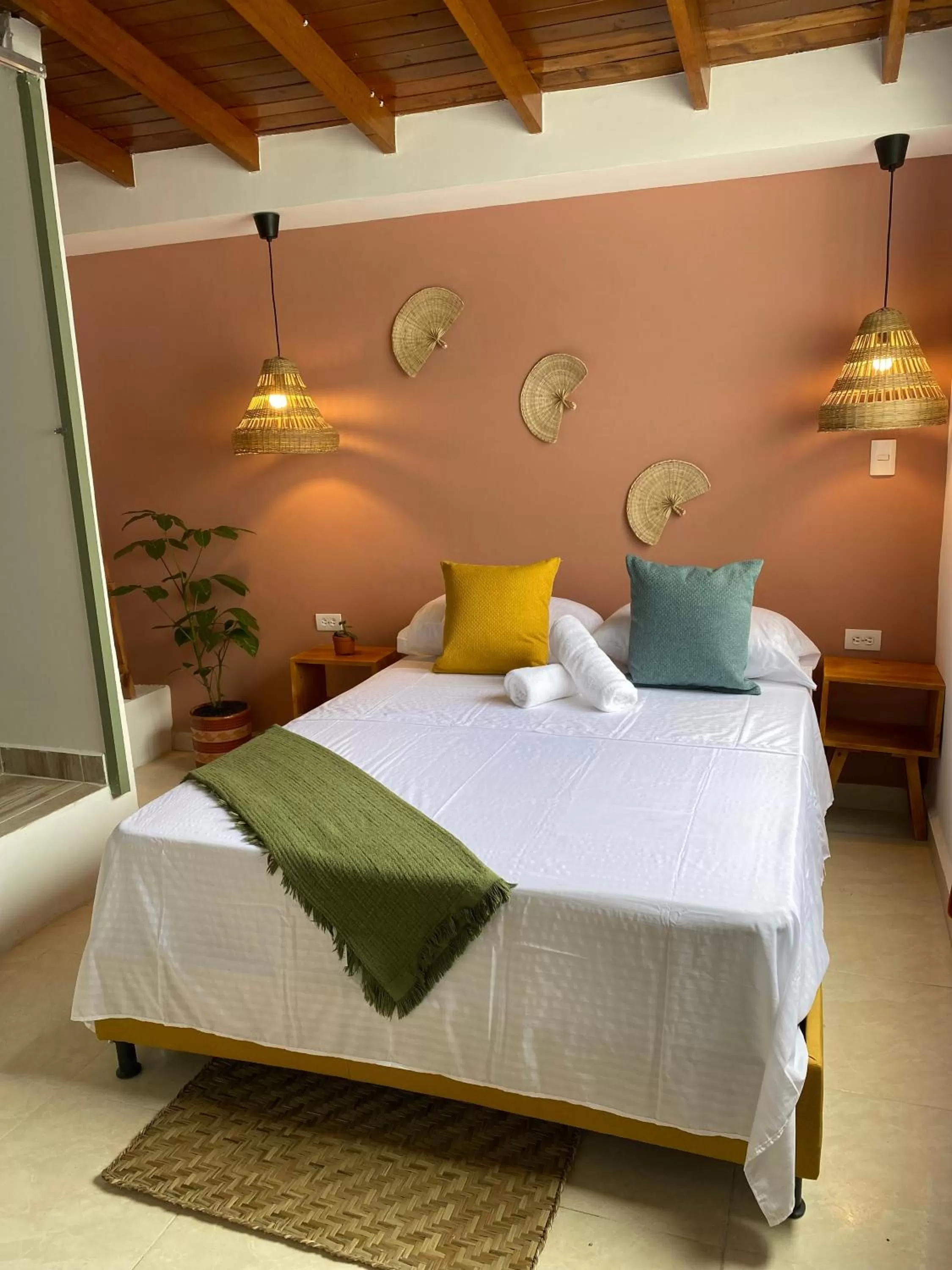 Bed in Luum Guest House