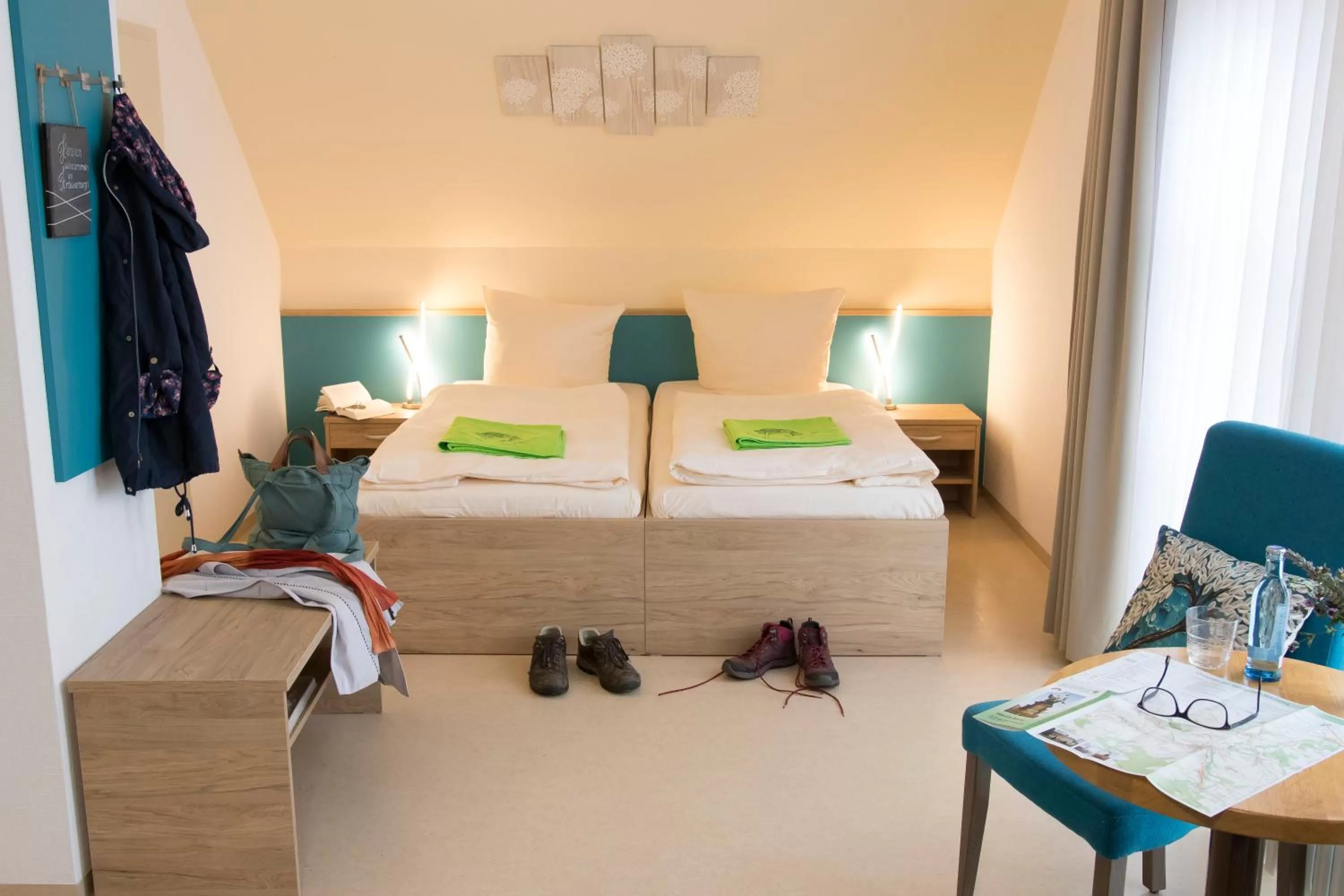 Bed in Landhotel Kräuterbergl Kreischa