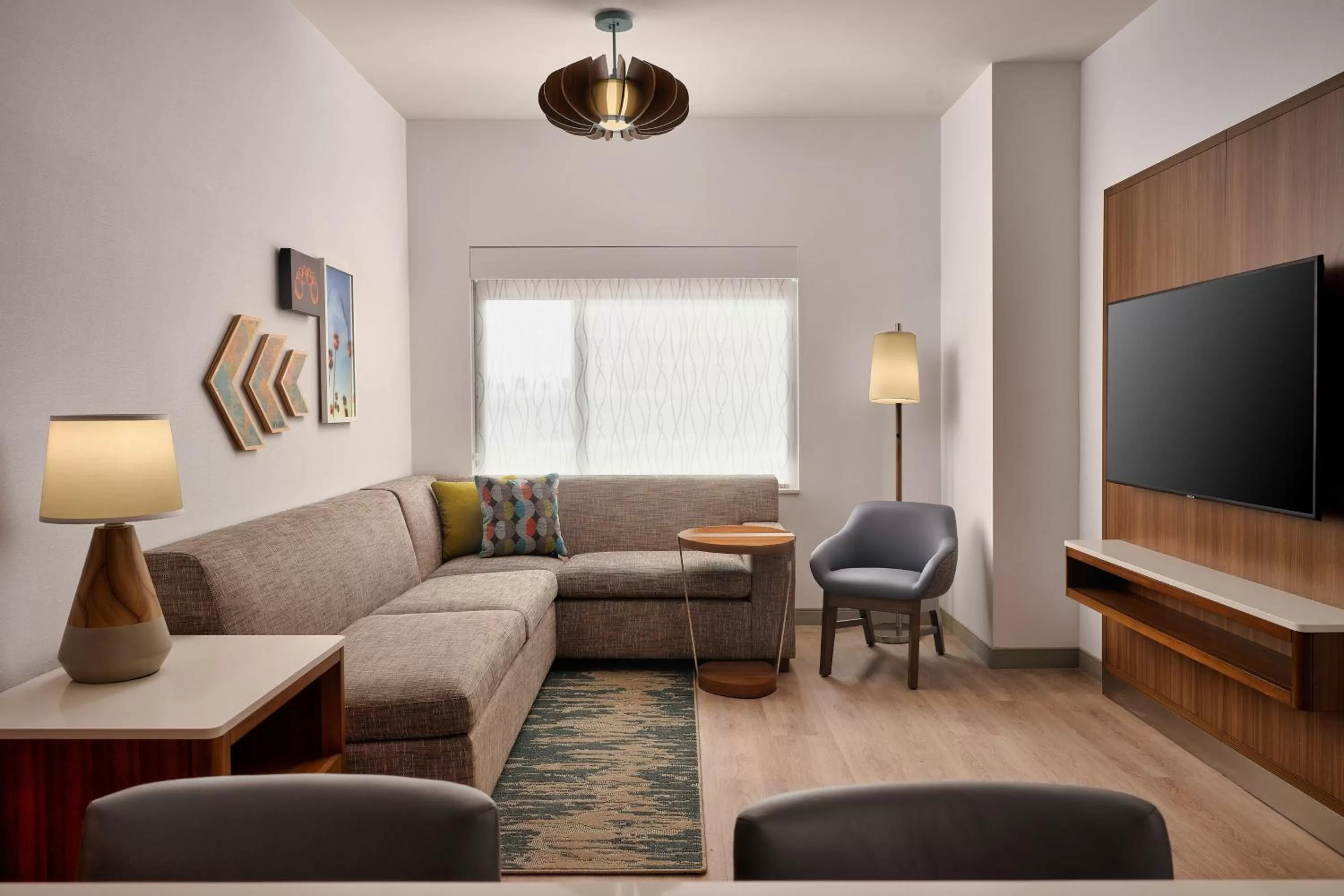 Living room in Element Anaheim Resort Convention Center