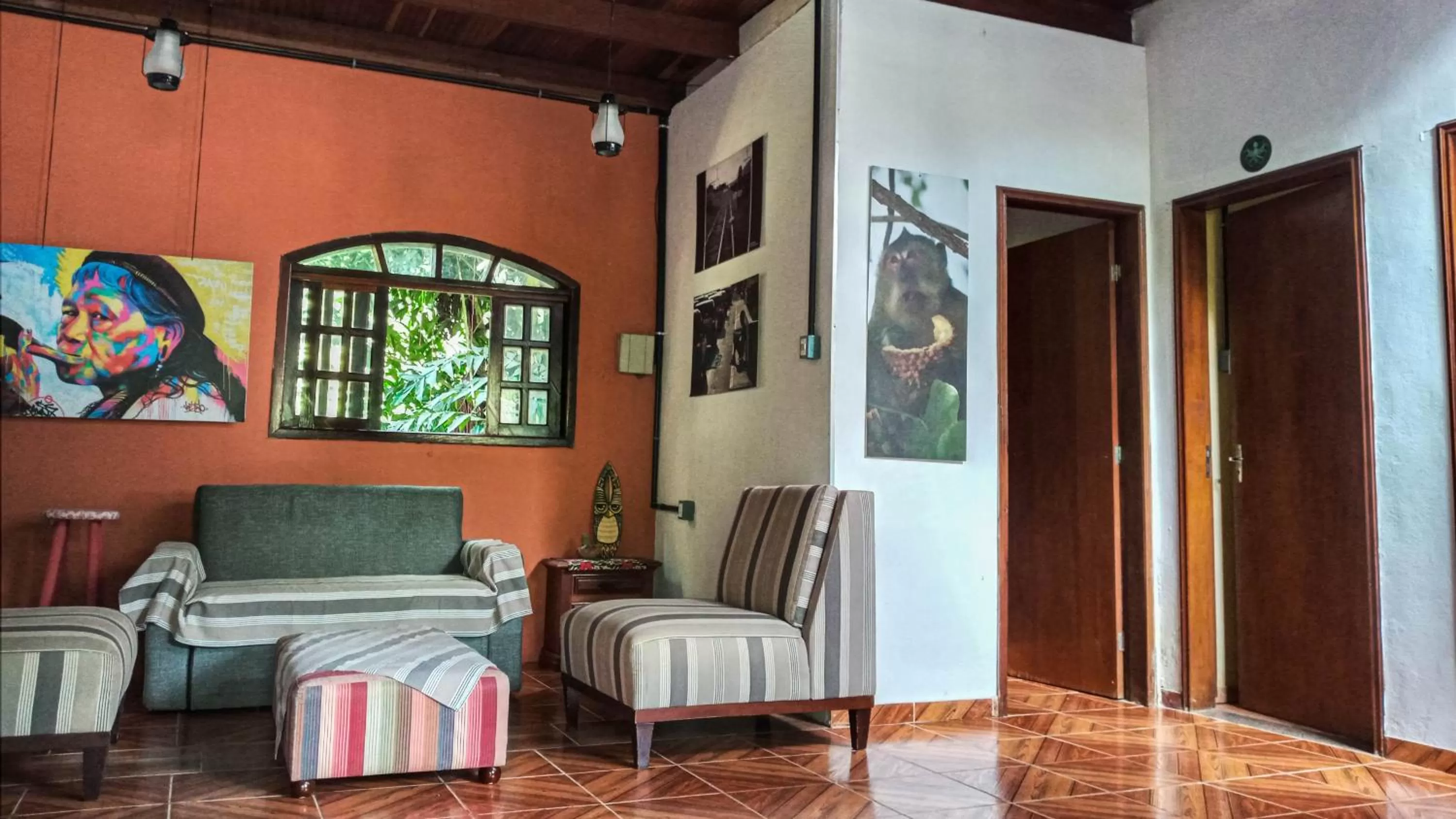 Seating Area in Pousada e Hostel Marthi