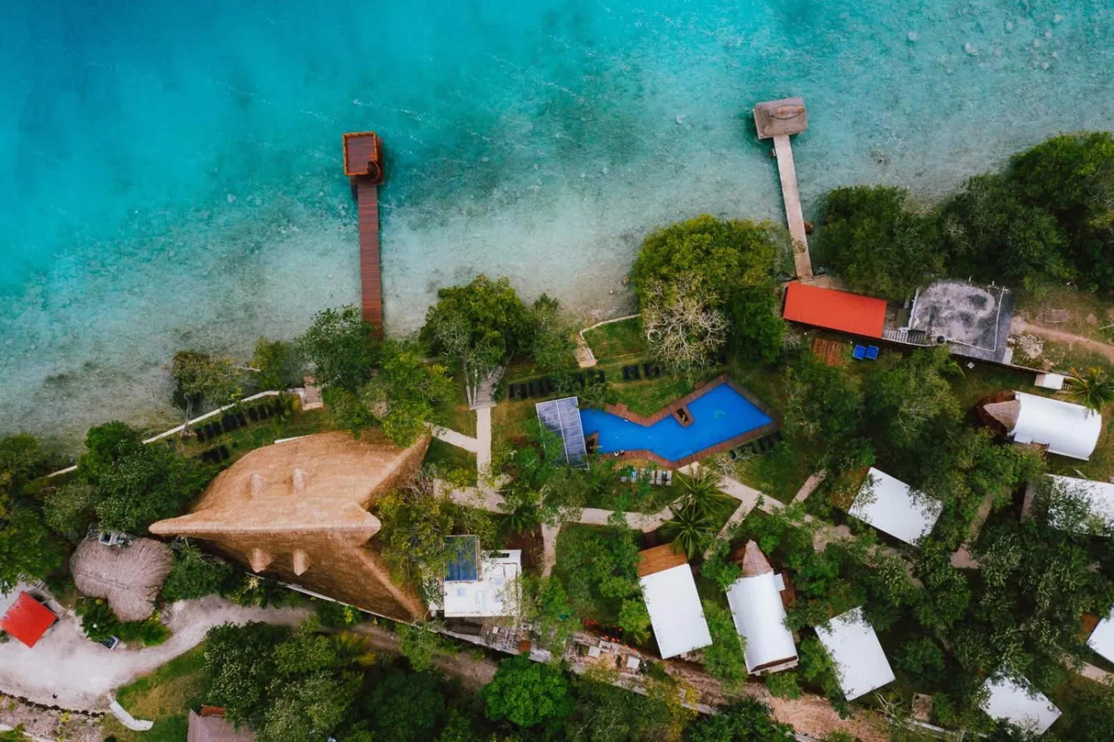 Bird's eye view in Mia Bacalar Luxury Resort & Spa
