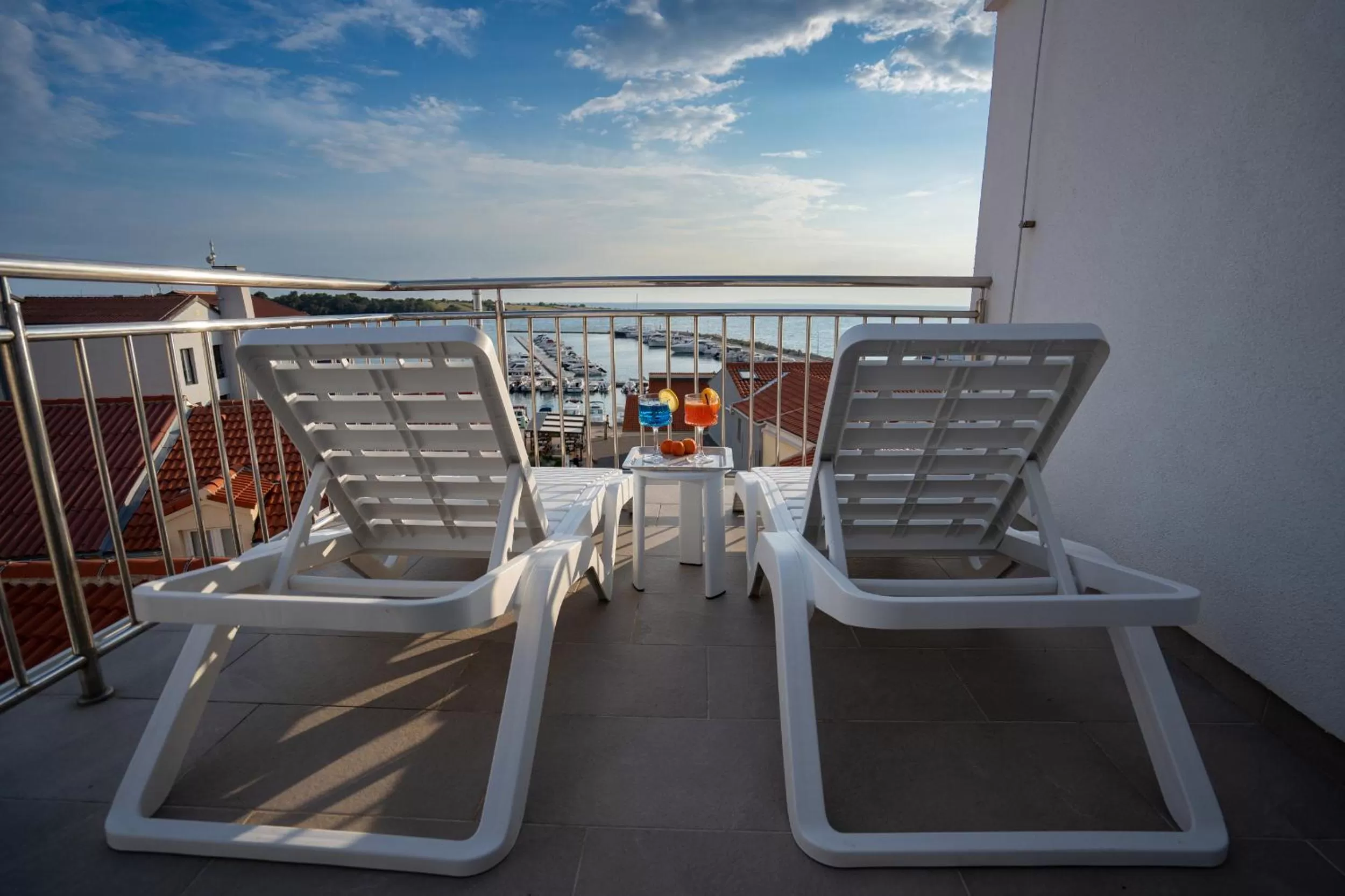 Balcony/Terrace in Bed&Breakfast Novalis