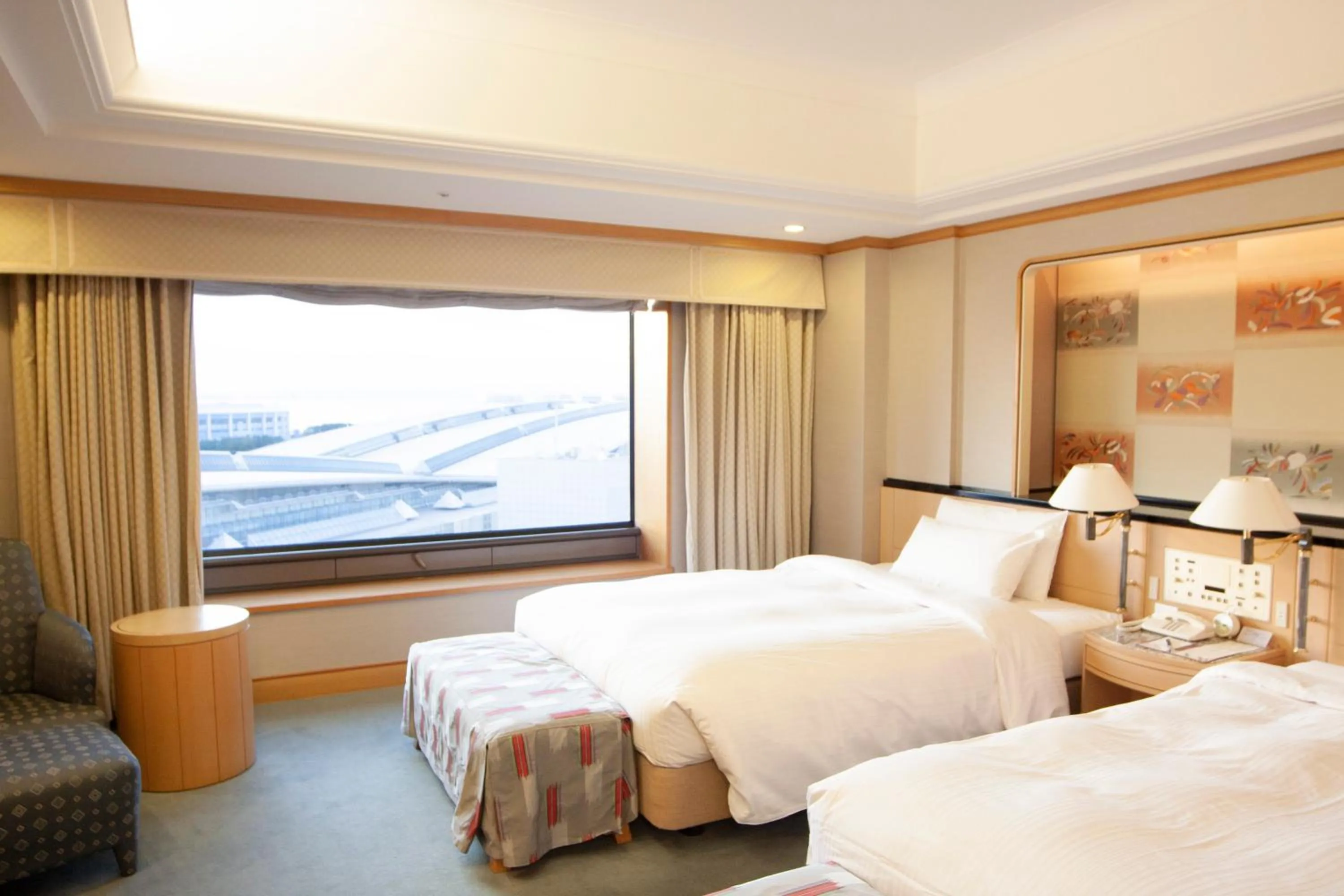 Bed in Hotel New Otani Makuhari