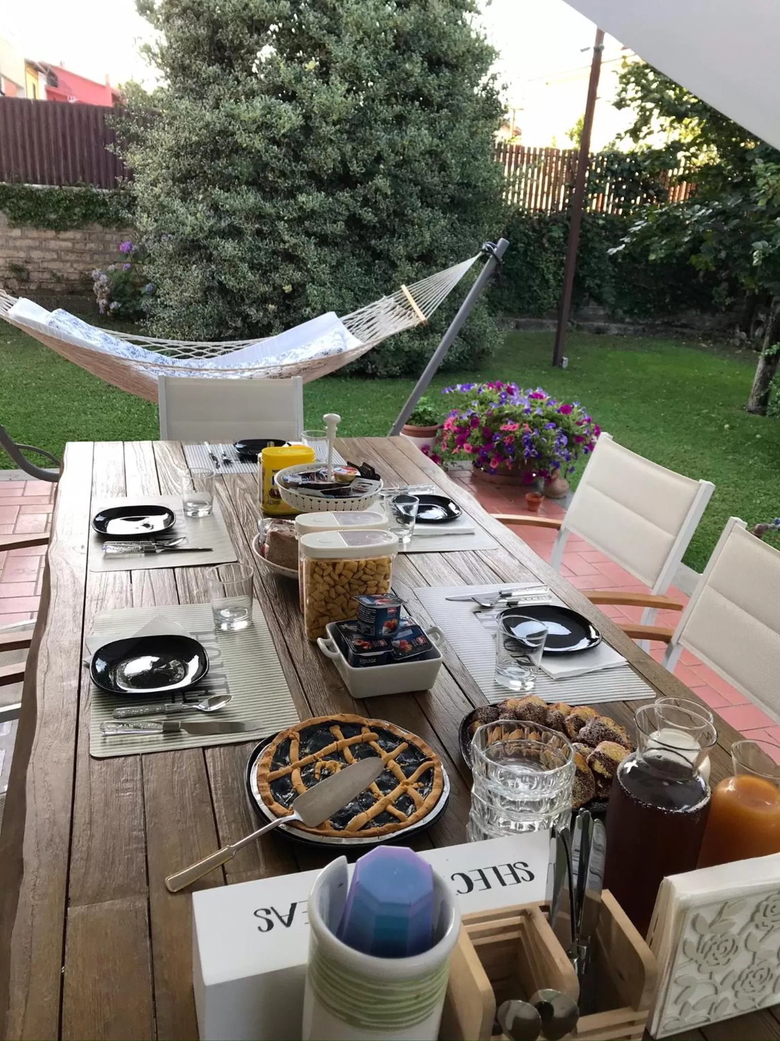 Patio in La Pedica B&B