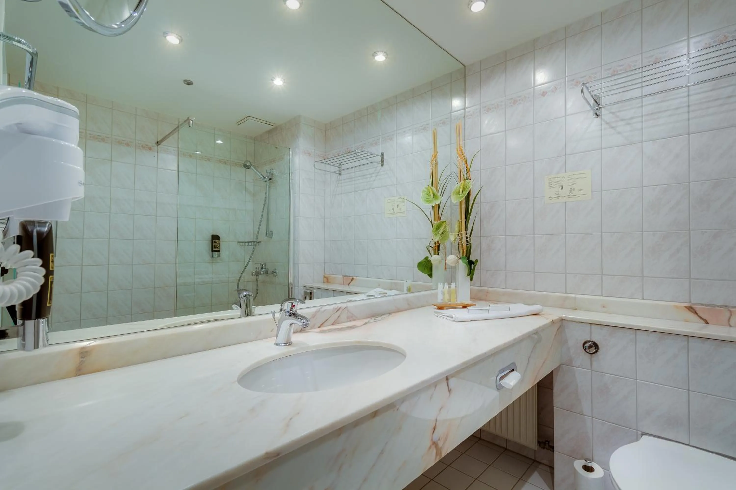 Double Room with Balcony in Panorama Berghotel Wettiner Hohe