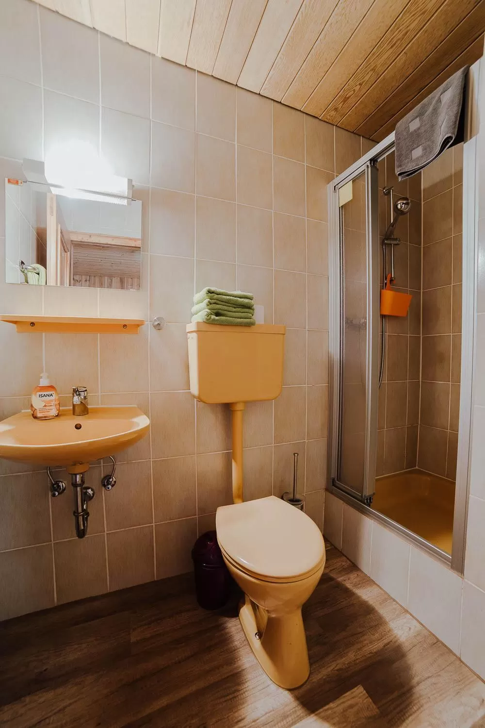 Bathroom in Berggasthof Hochpröller