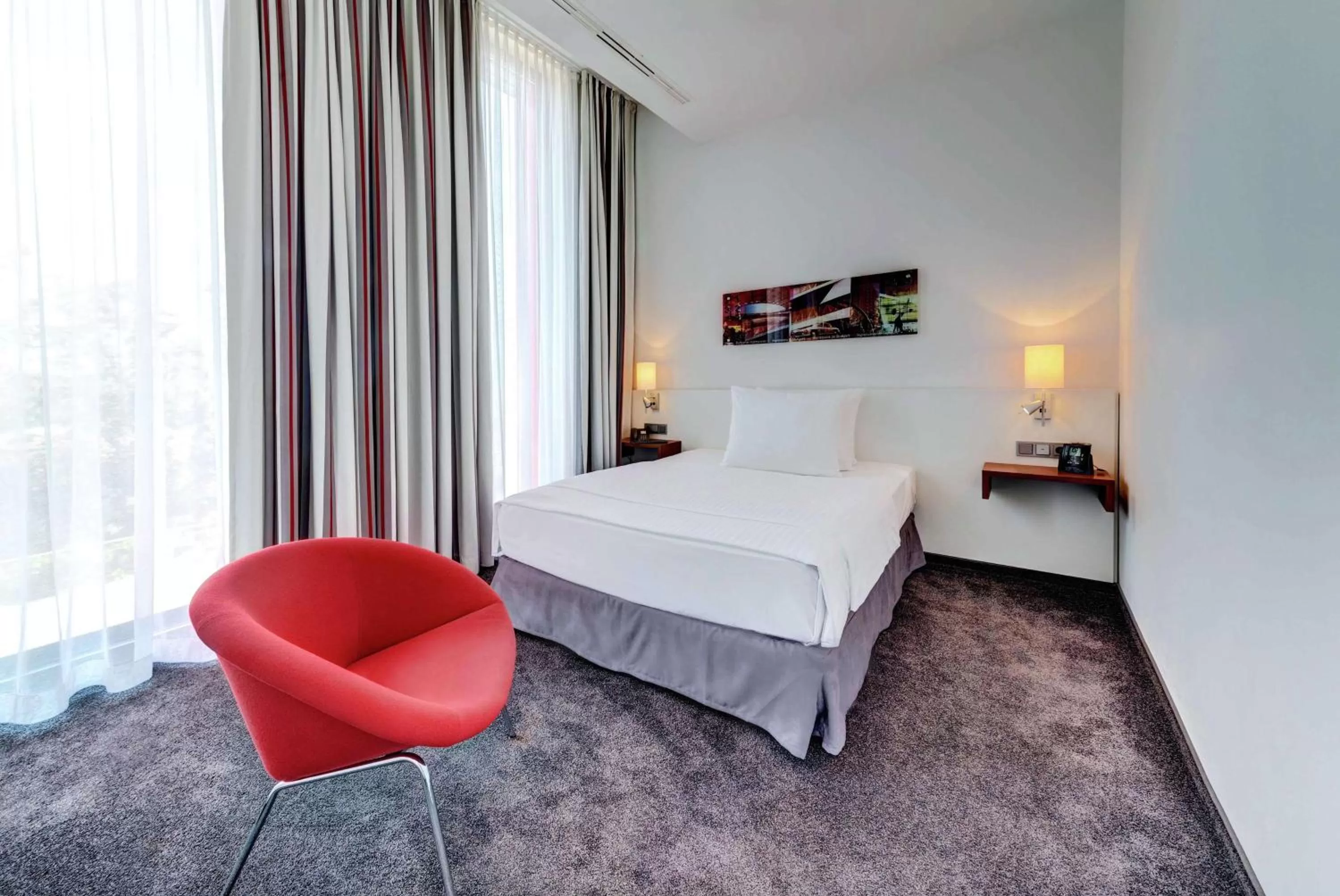 Bed in Hilton Garden Inn Stuttgart NeckarPark