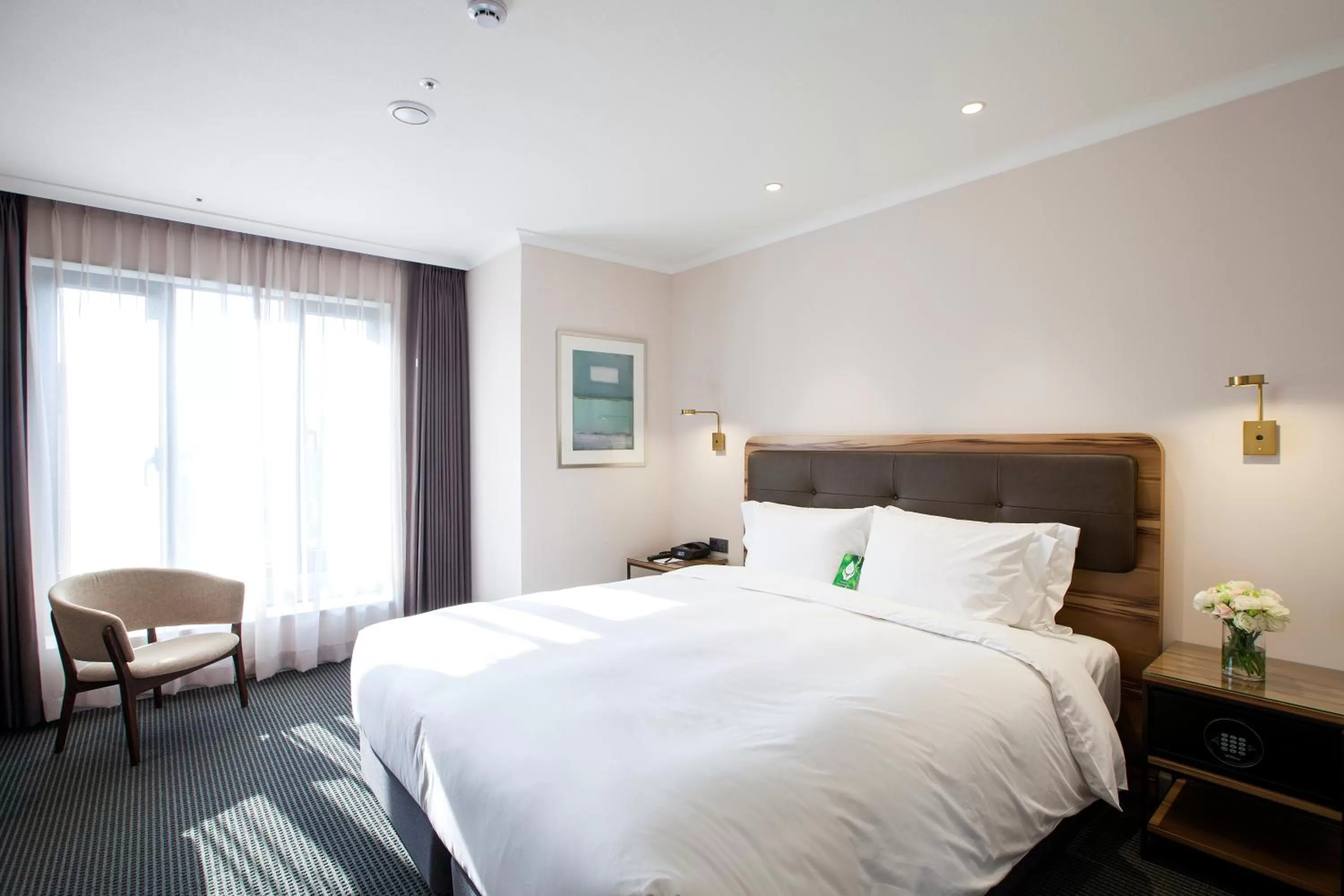 Decorative detail, Bed in G2 Hotel Myeongdong