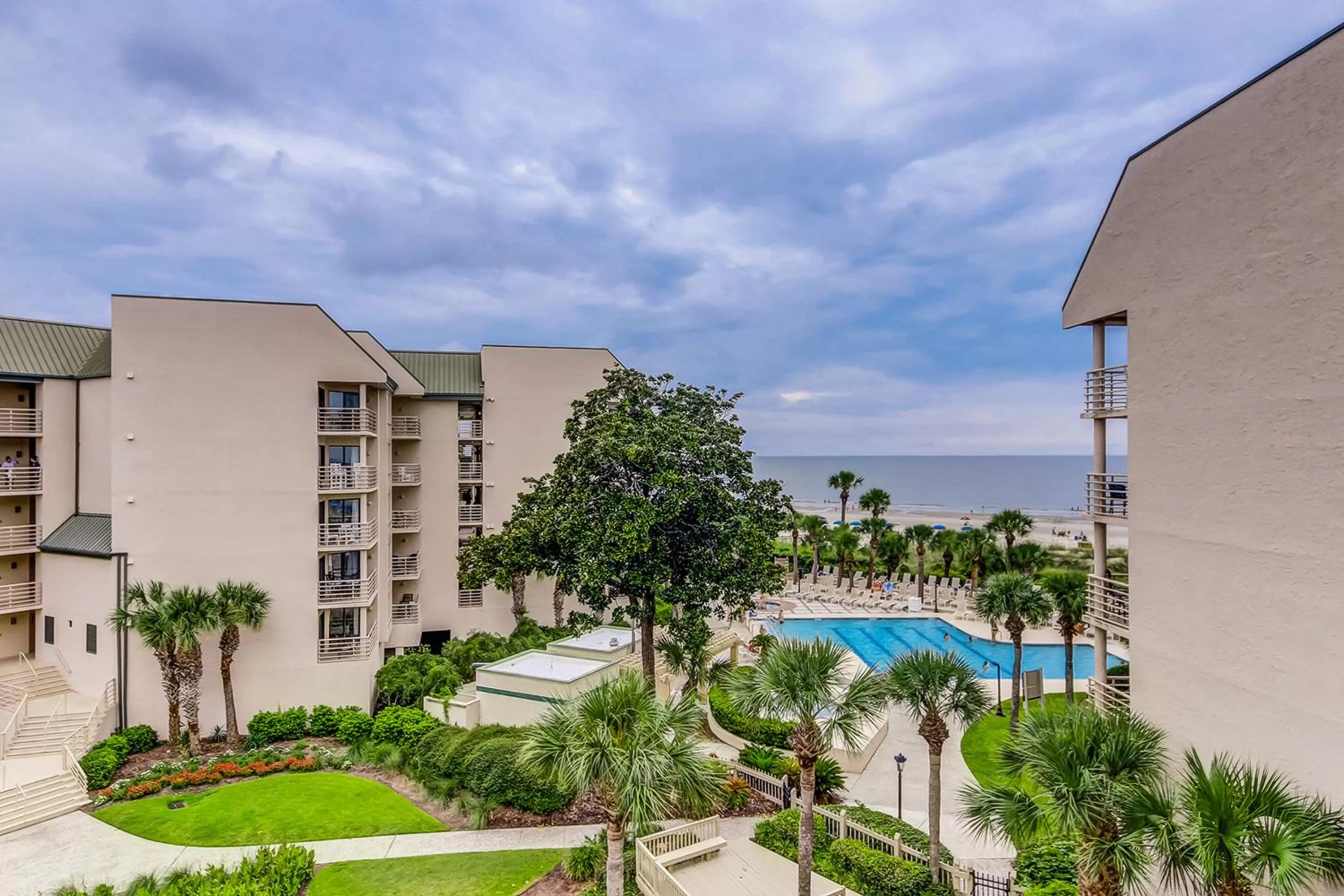 Pool View in Villamare Resort