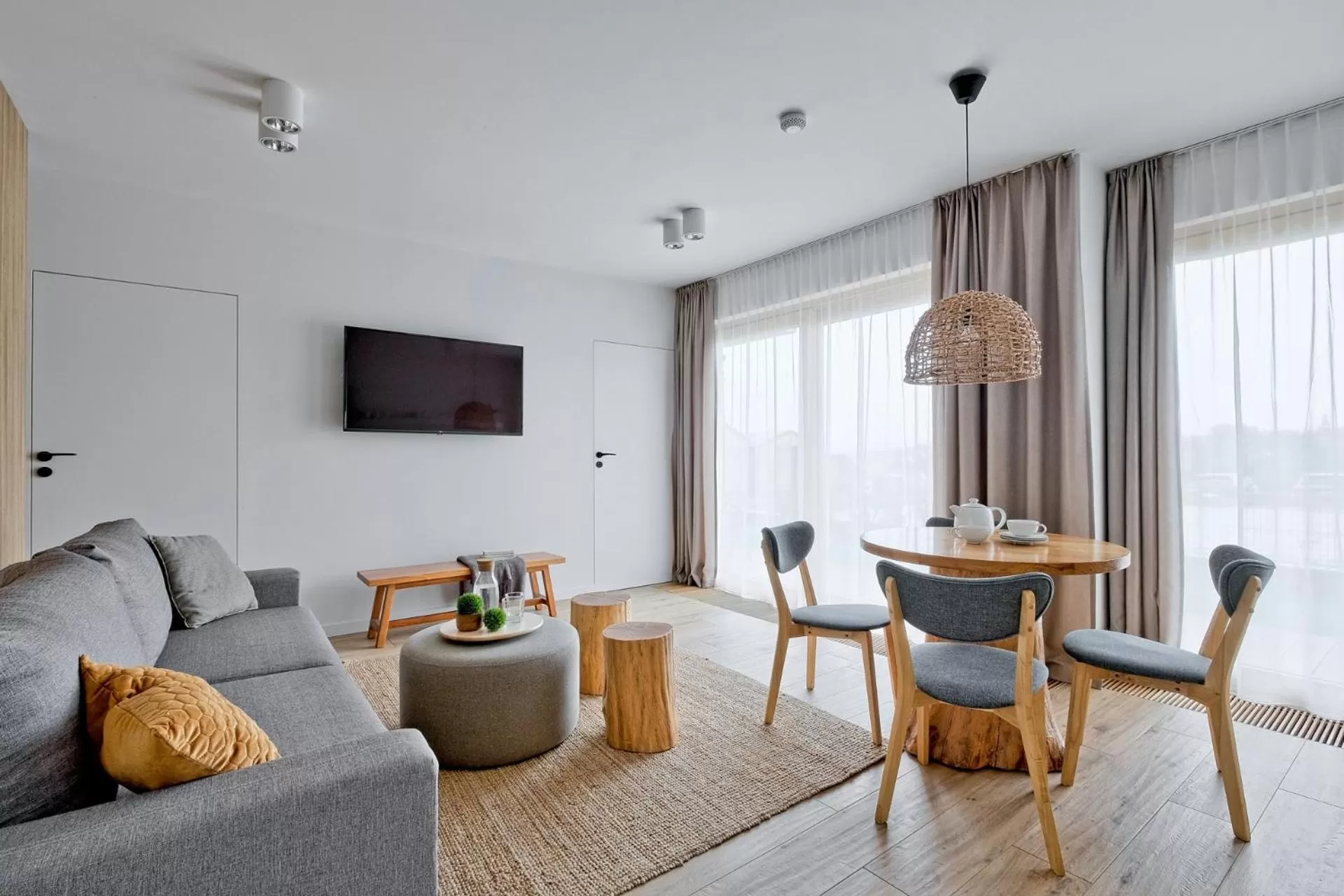 Living room in Białka Residence Ski - 50 m do Termy Bania Odkryj-Białke