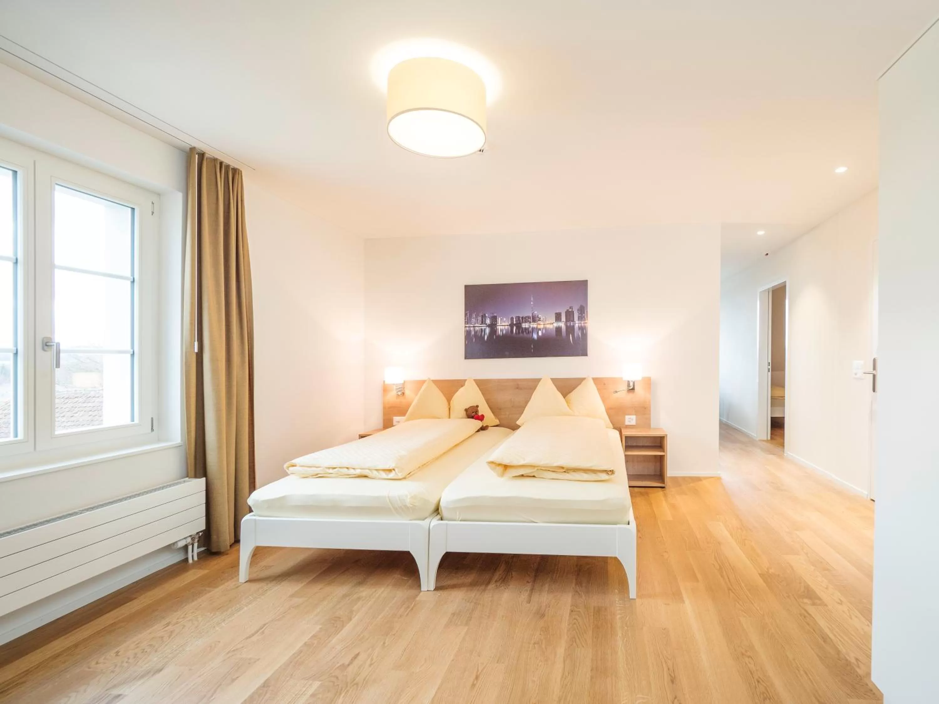 Bedroom, Bed in Aparthotel Bären