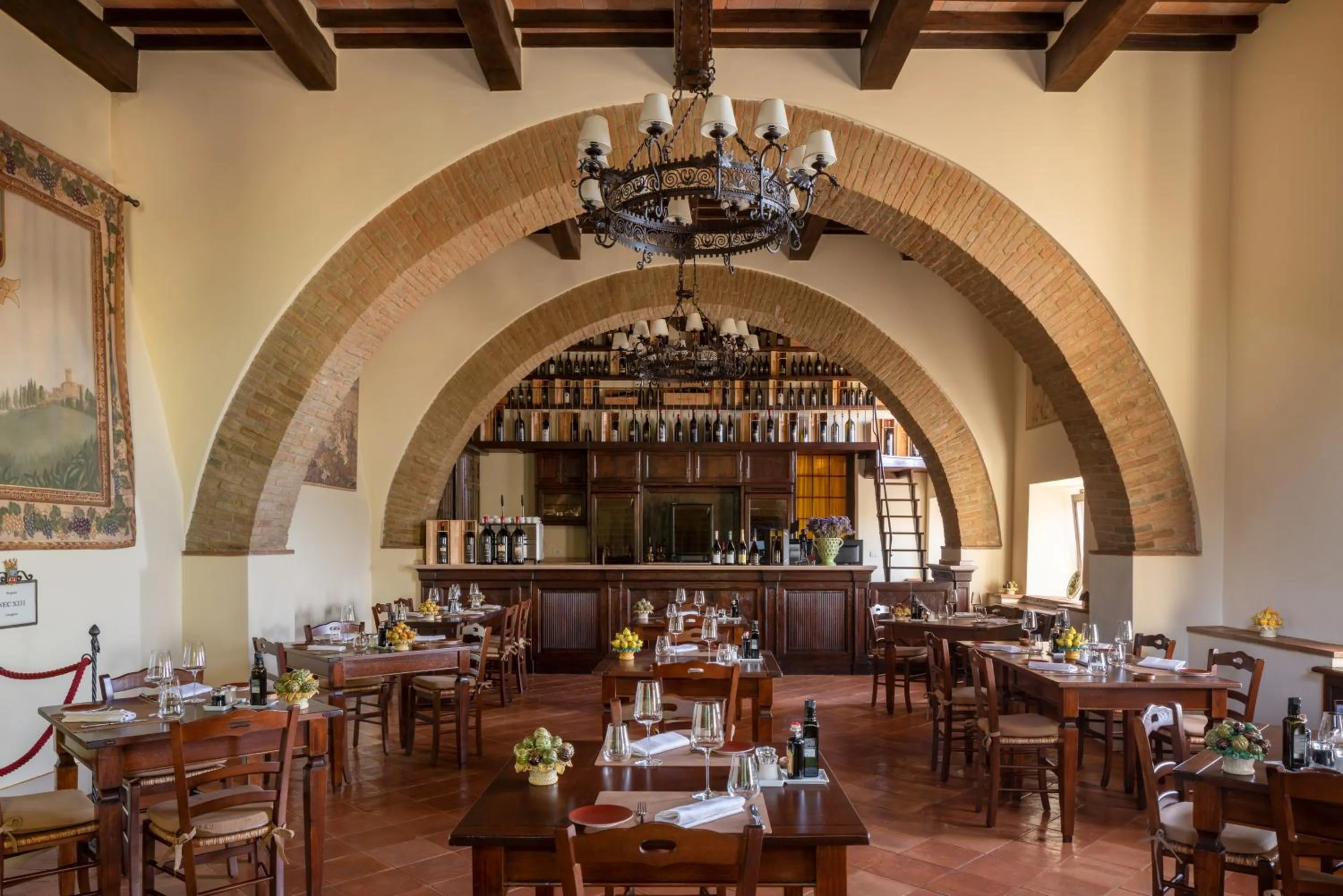 Restaurant/places to eat in Castello Banfi - Il Borgo - Relais et Chateaux
