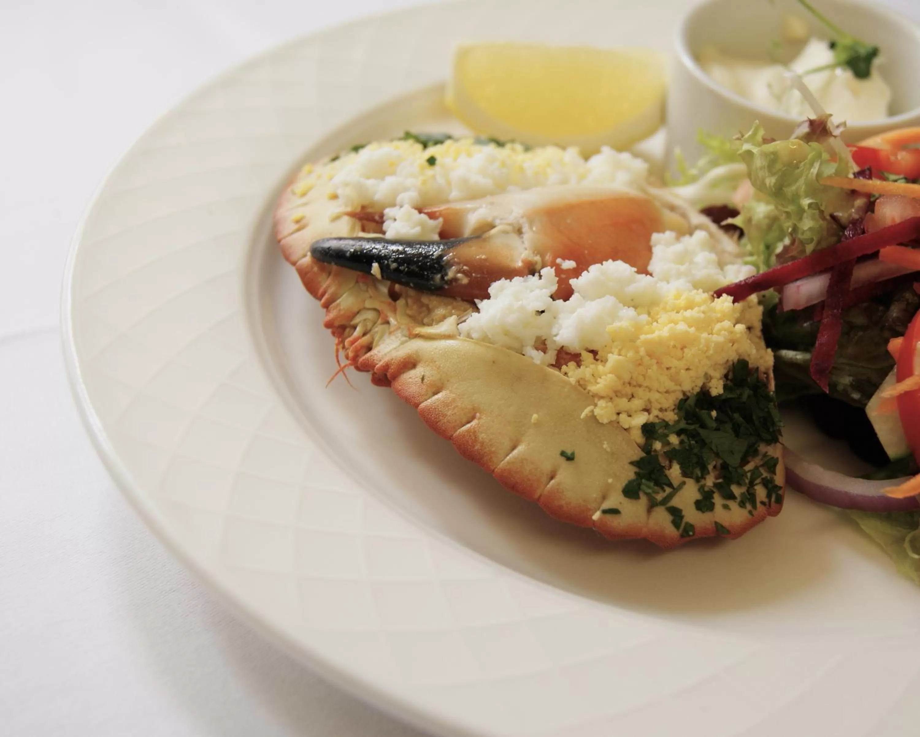 Food close-up in Selkirk Arms Hotel