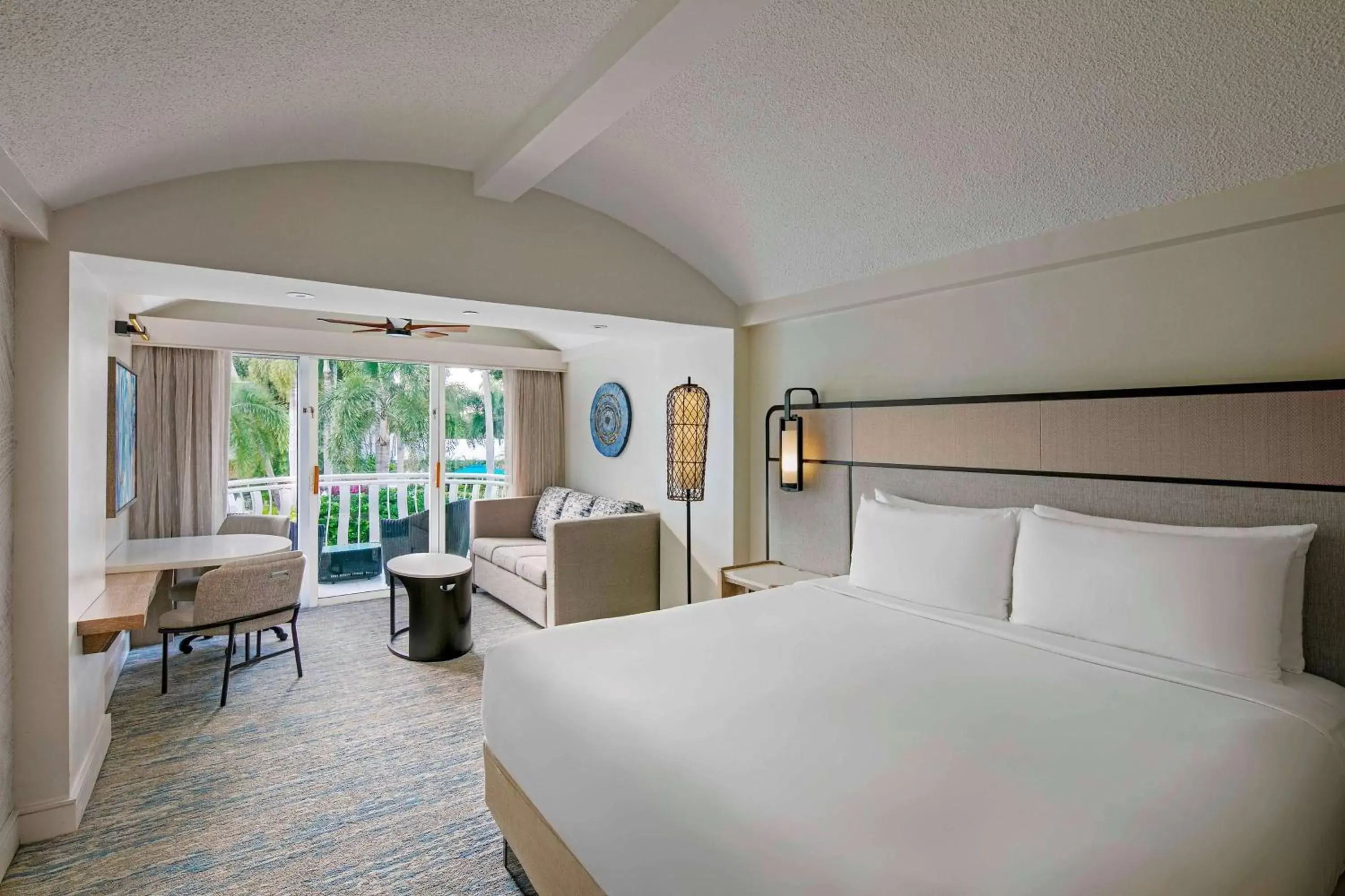 Club King Room with Terrace and Roll-In Shower - Mobility Accessible in The Royal Sonesta San Juan Club King Room with Terrace and Roll-In Shower - Mobility Accessible in The Royal Sonesta San Juan