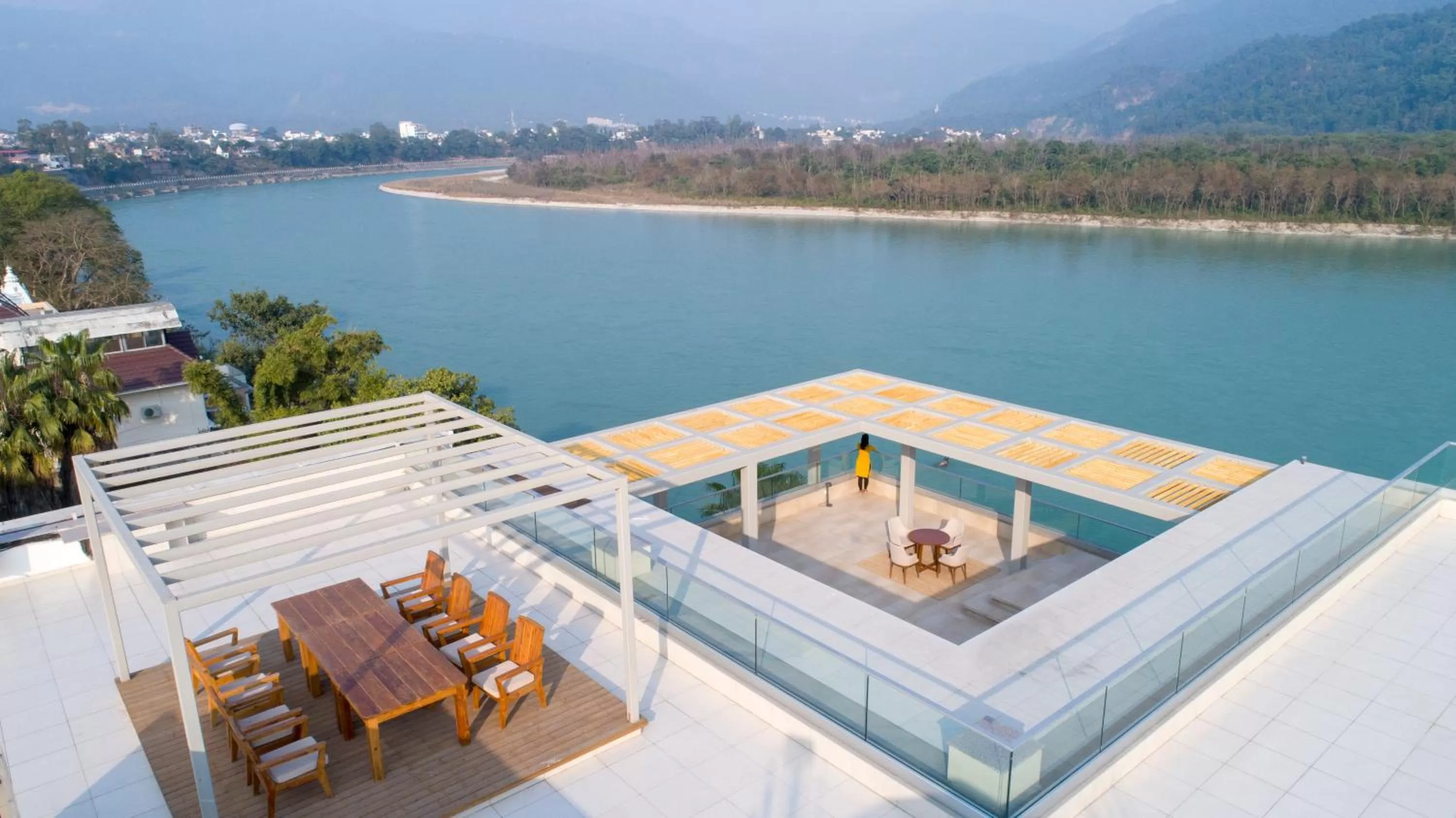 Balcony/Terrace in Modi Yoga Retreat Rishikesh