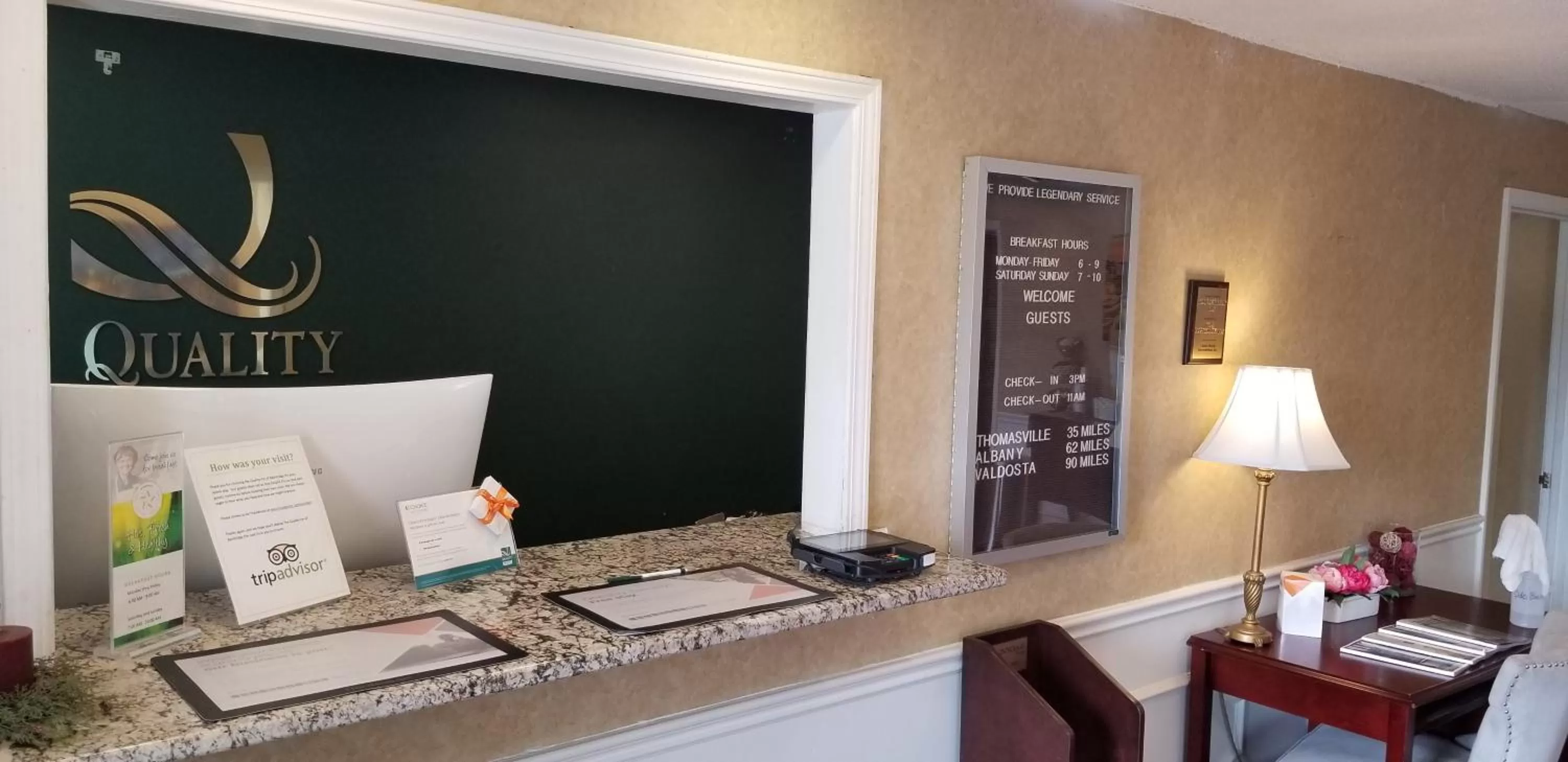 Lobby or reception in Quality Inn Bainbridge