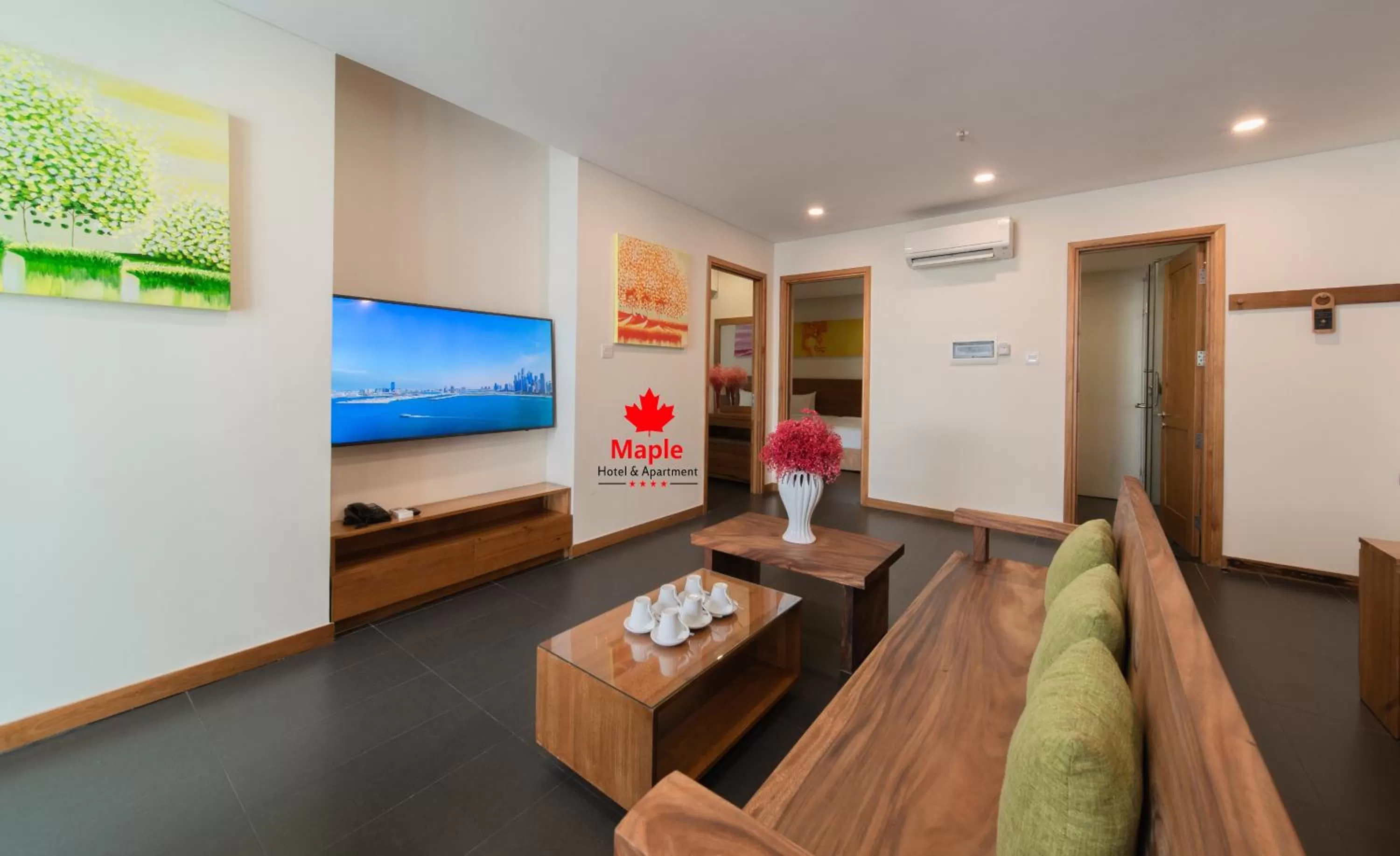Living room in Maple Hotel & Apartment
