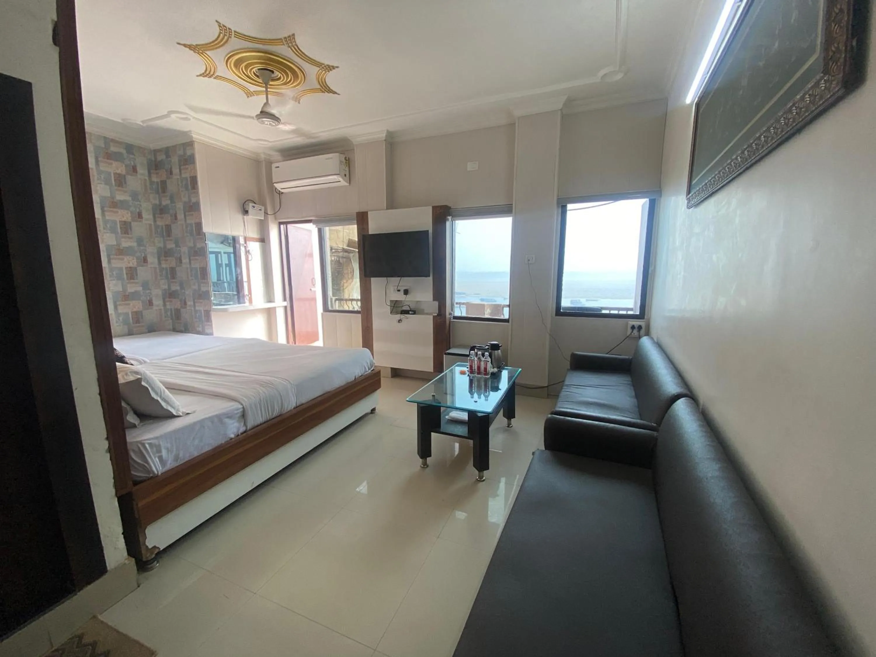 View (from property/room) in Hotel Sita (place on the heritage ghats of benaras)