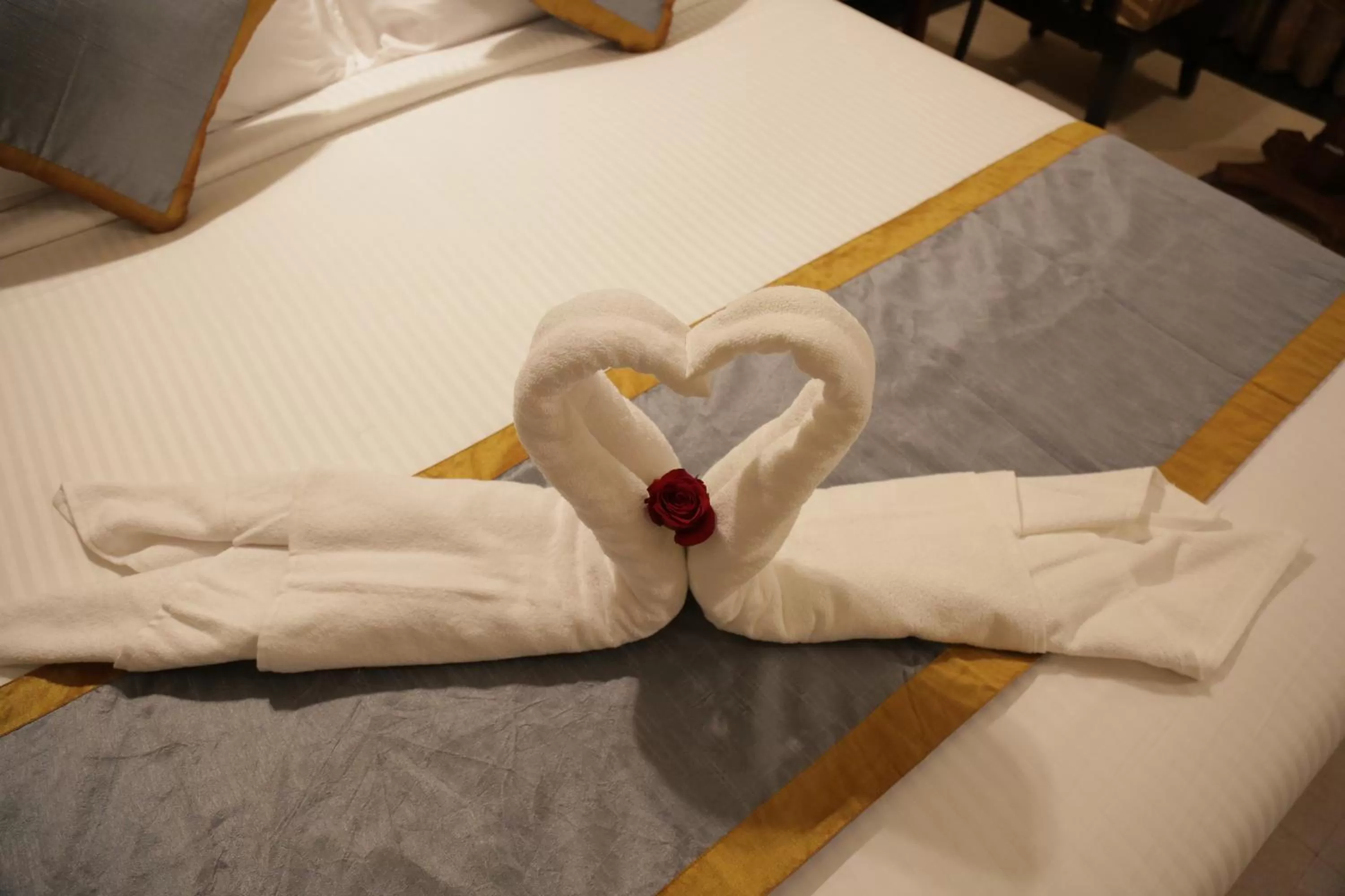 Decorative detail, Bed in Rangalaya Royal