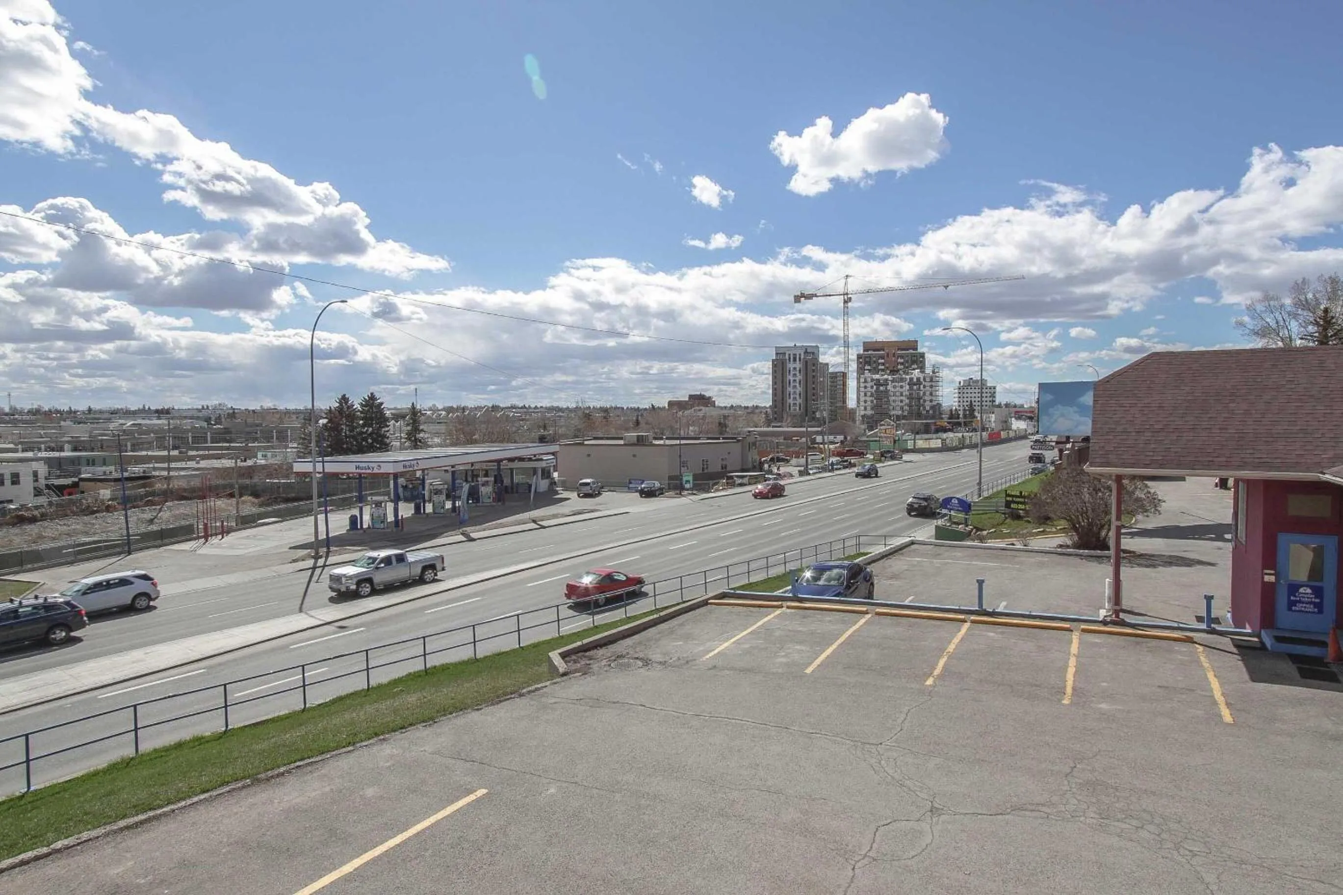 Street view in Canadas Best Value Inn Chinook Station