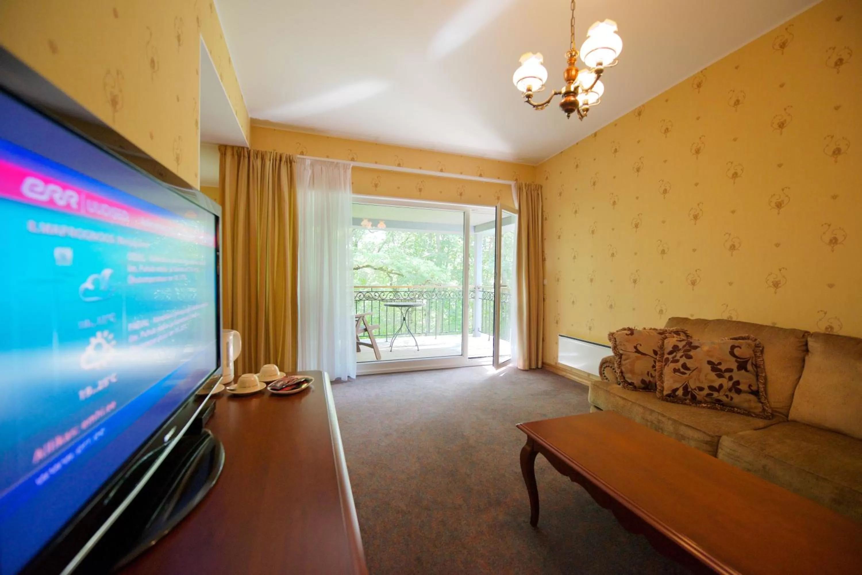 Photo of the whole room, TV/Entertainment Center in Villa Hotel Theresa