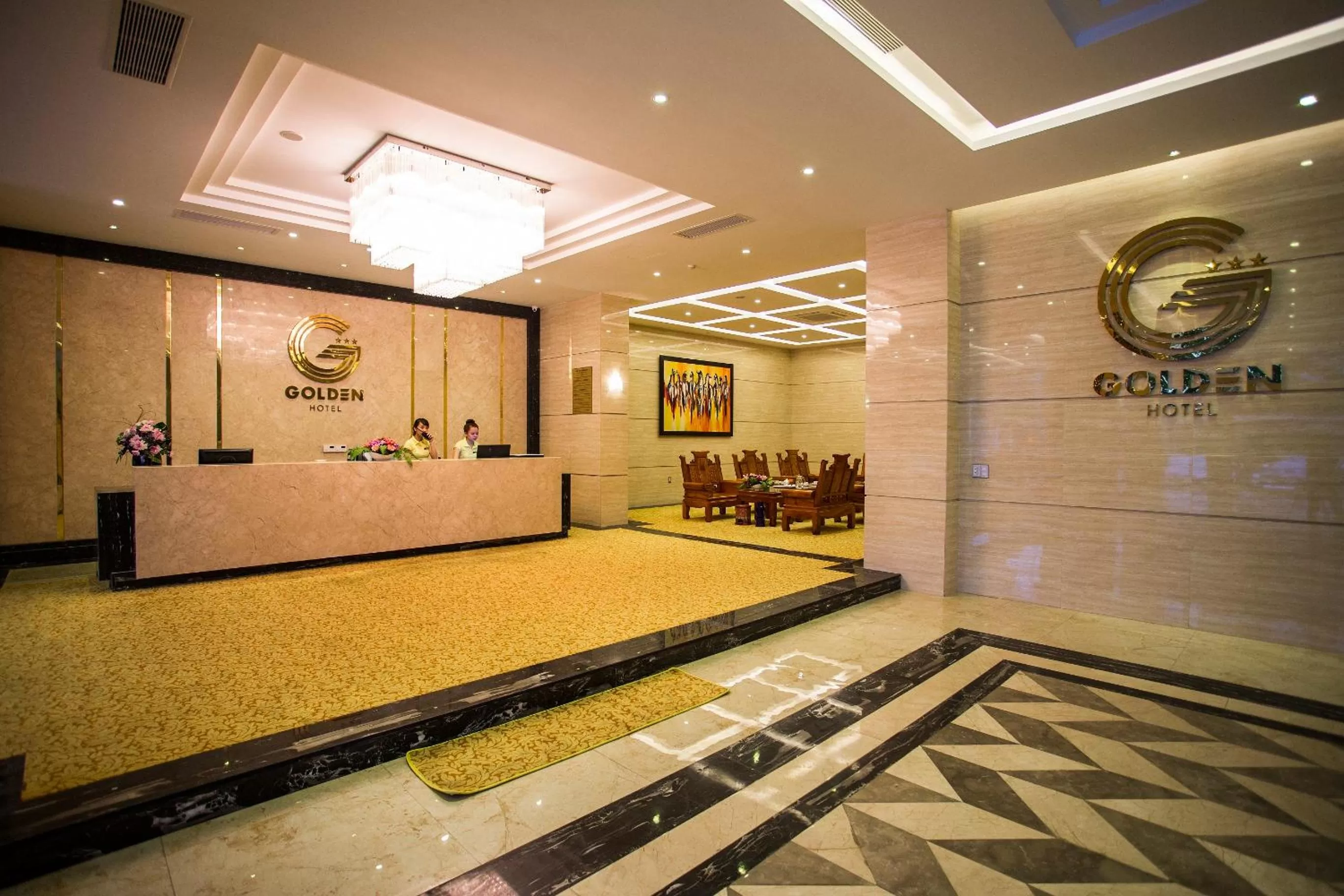 Lobby or reception in Golden Quang Tri Hotel