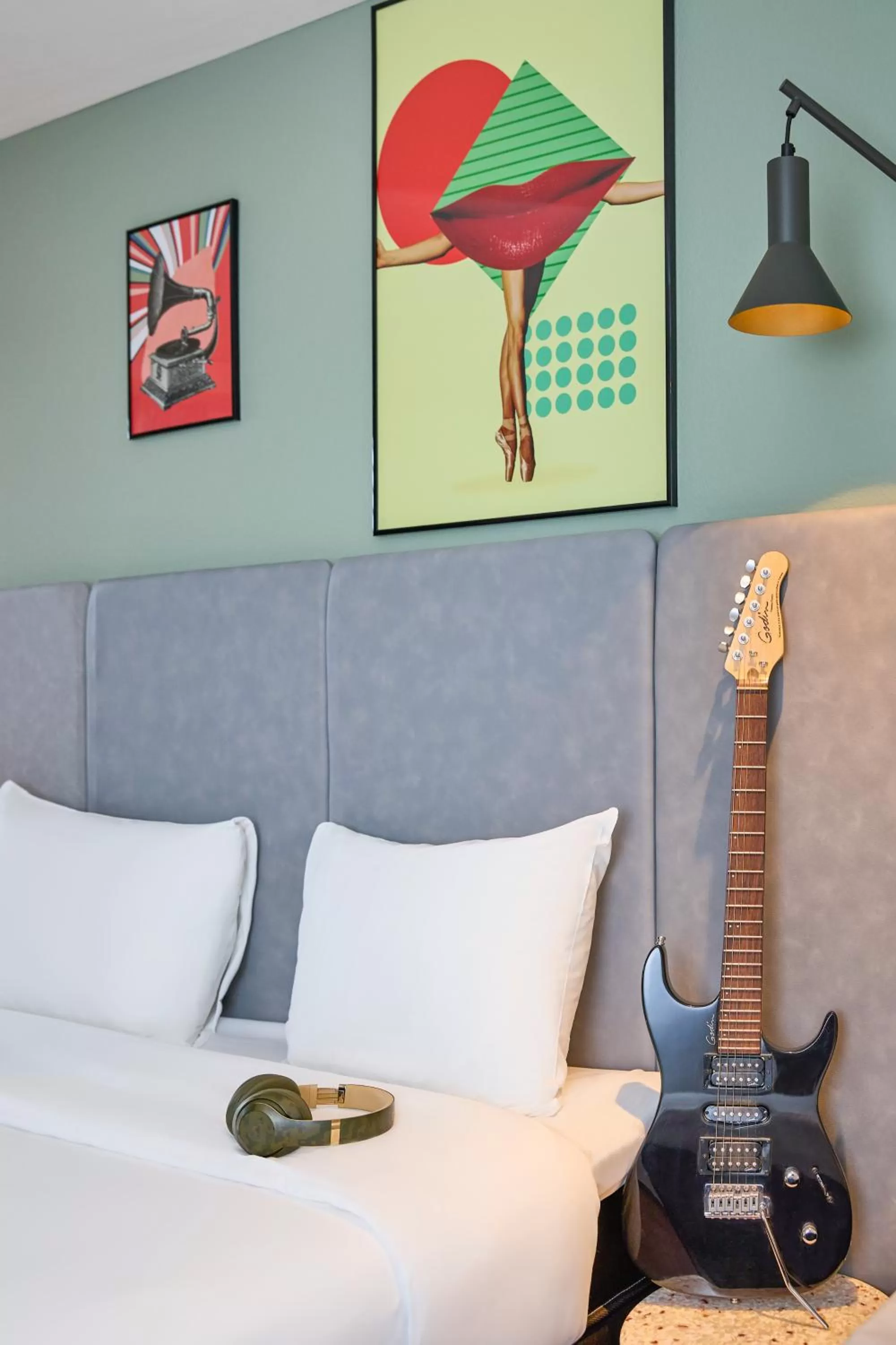 Decorative detail, Bed in ibis Baar Zug