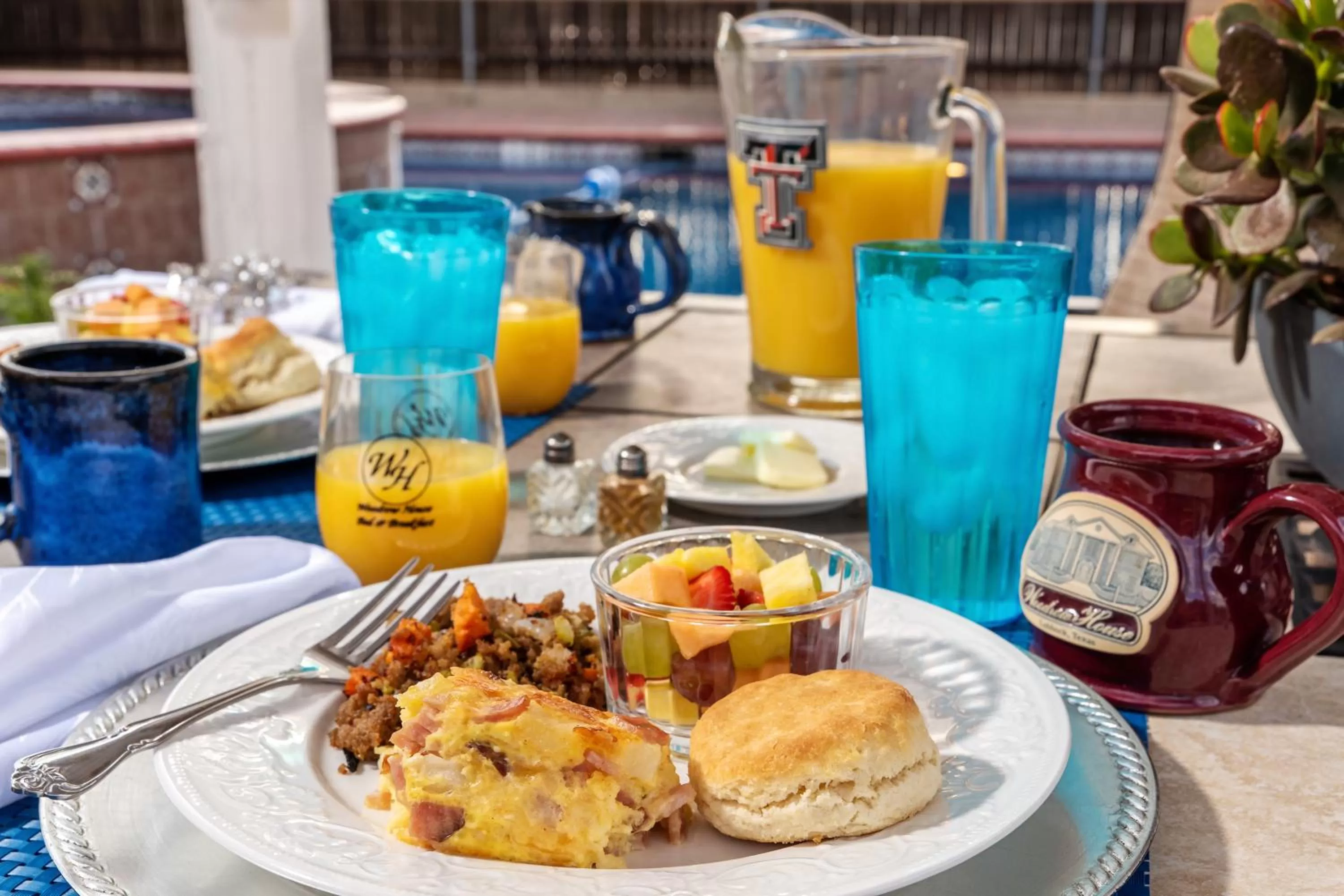 Breakfast in Woodrow House Bed & Breakfast